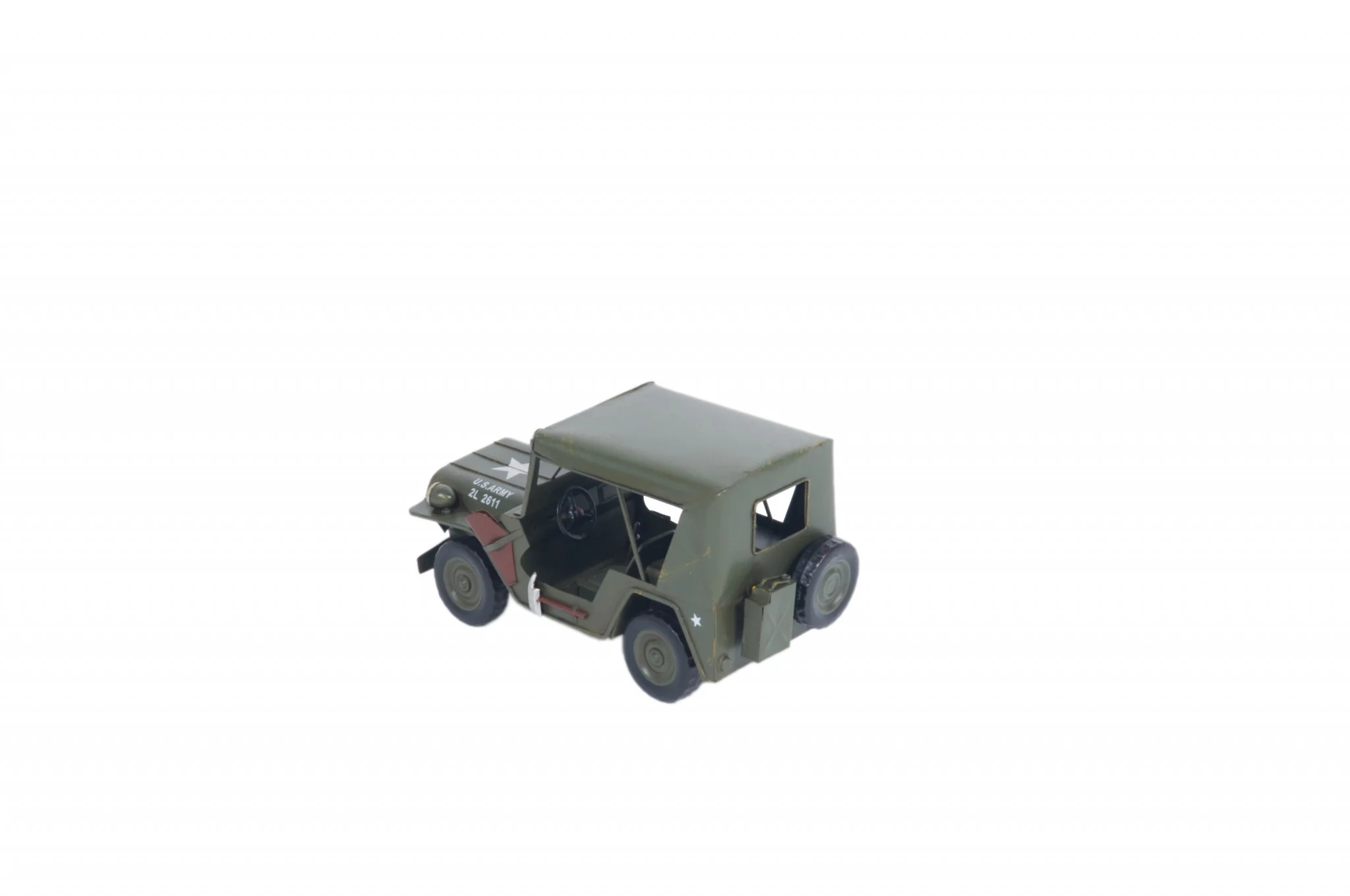 Willys Quad Overland Jeep Sculpture By Homeroots - Image 8