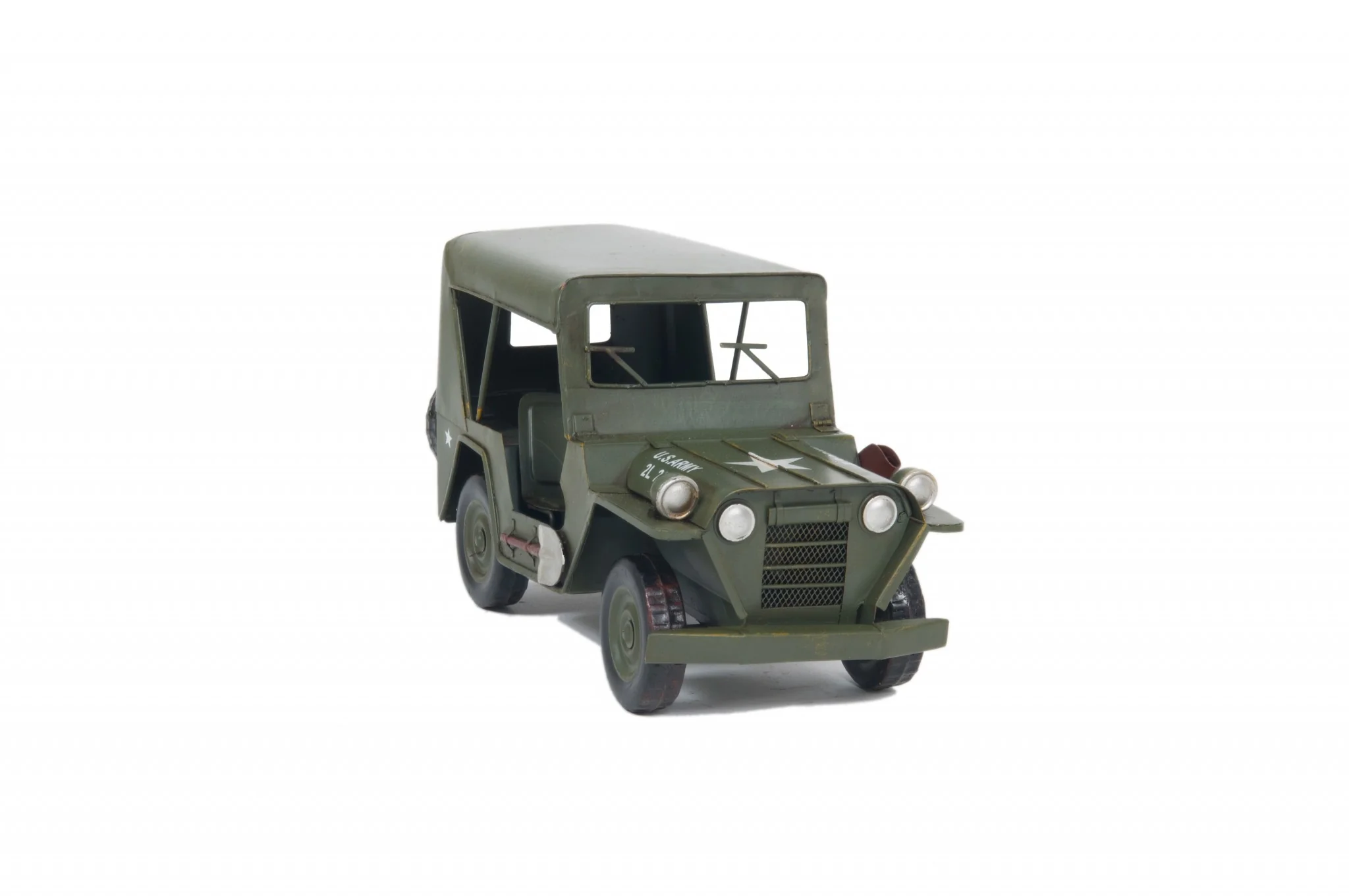 Willys Quad Overland Jeep Sculpture By Homeroots - Image 9