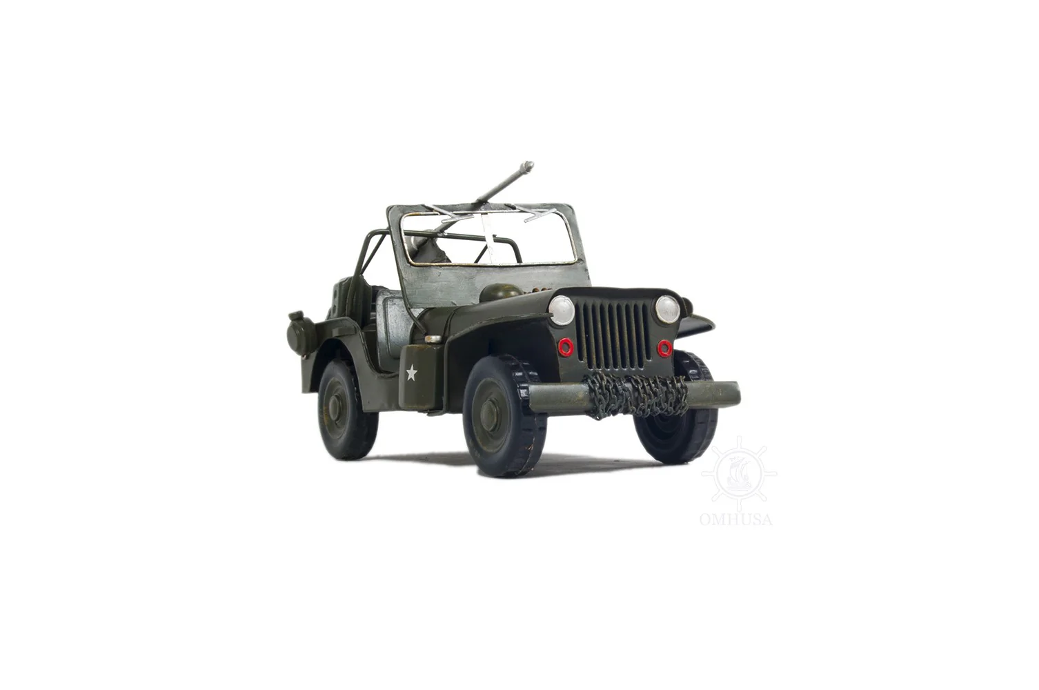c1941 Green Willys MB Overland Jeep By Homeroots - Image 3