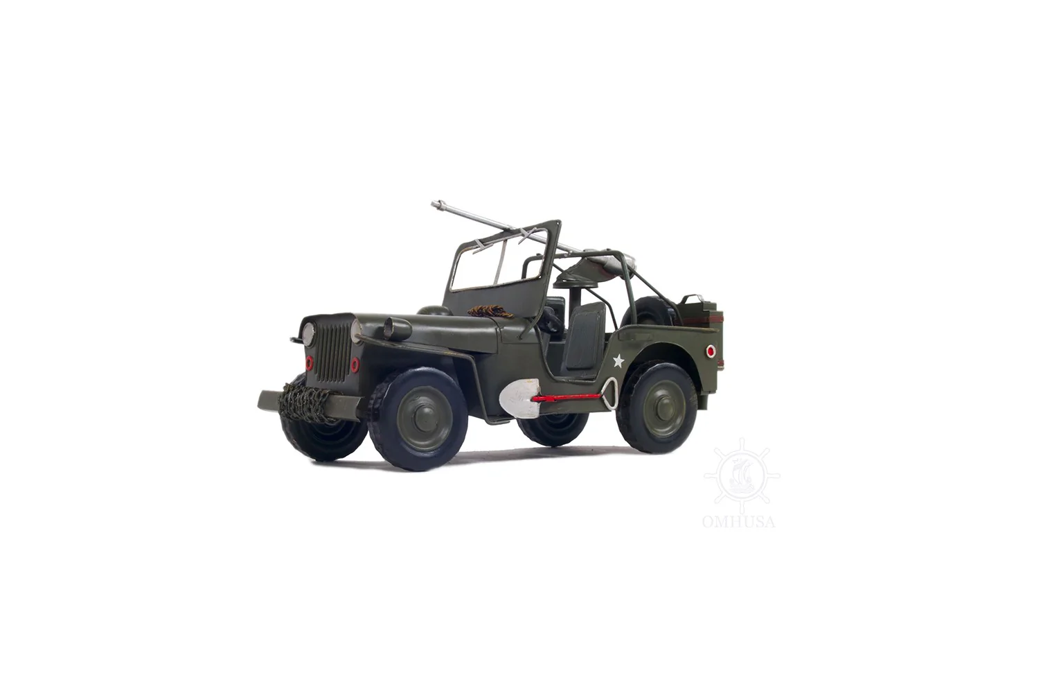 c1941 Green Willys MB Overland Jeep By Homeroots - Image 8