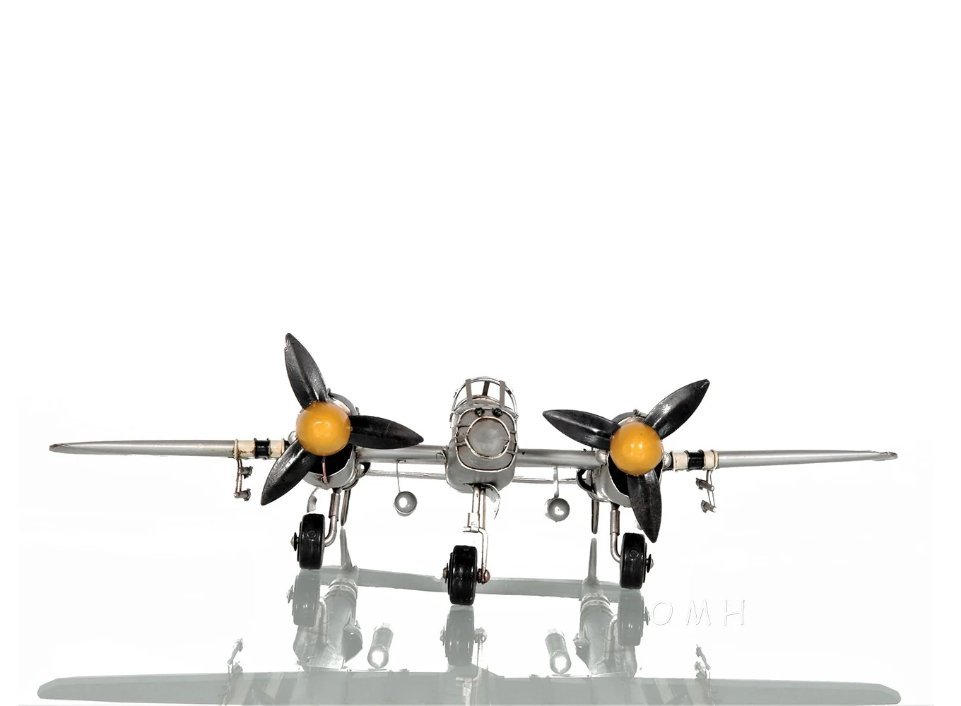 c1941 Lockheed P-38 Lightning Fighter Sculpture By Homeroots - Image 5