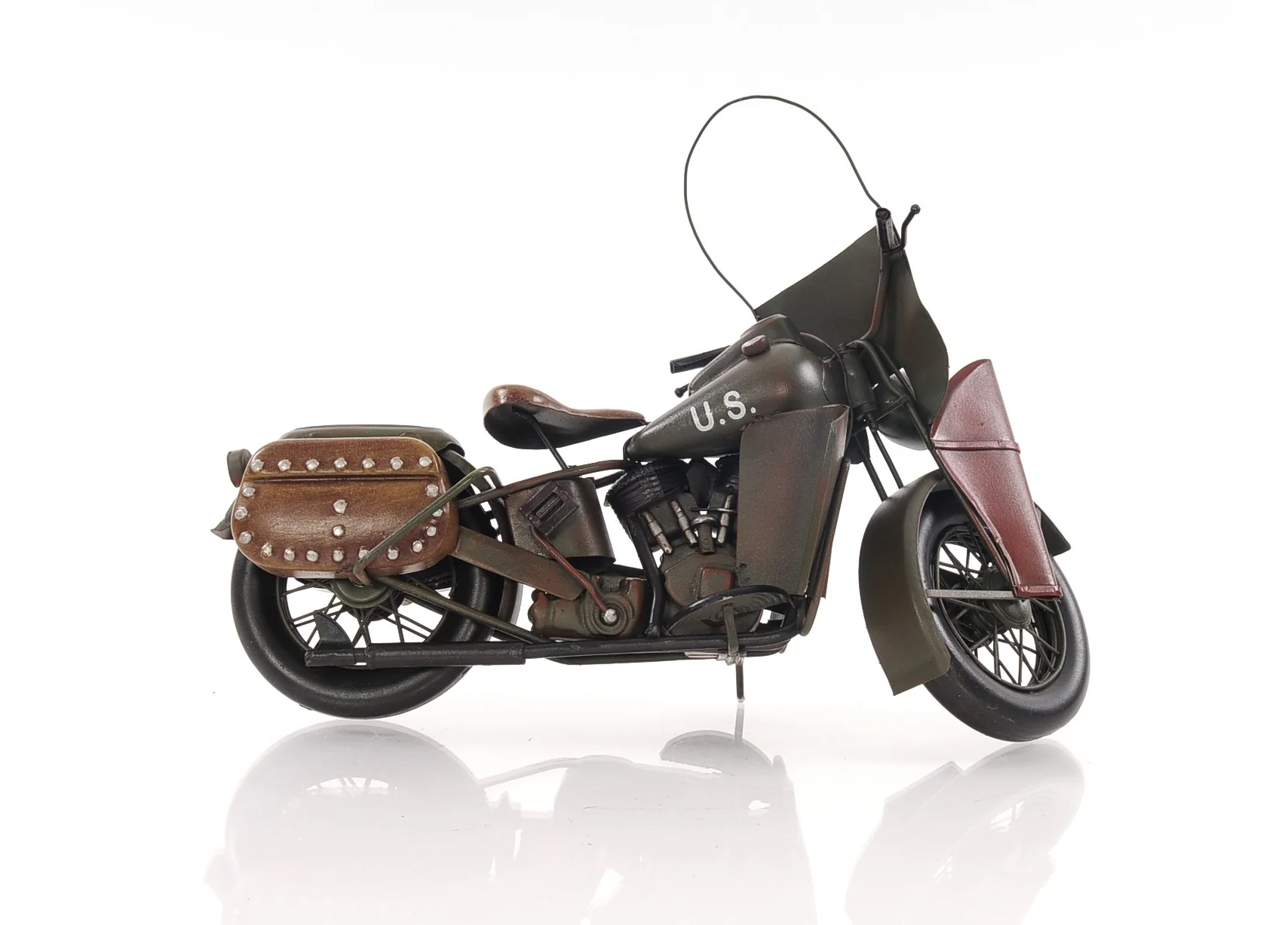 c1942 WLA Harley Davidson Sculpture By Homeroots - Image 3