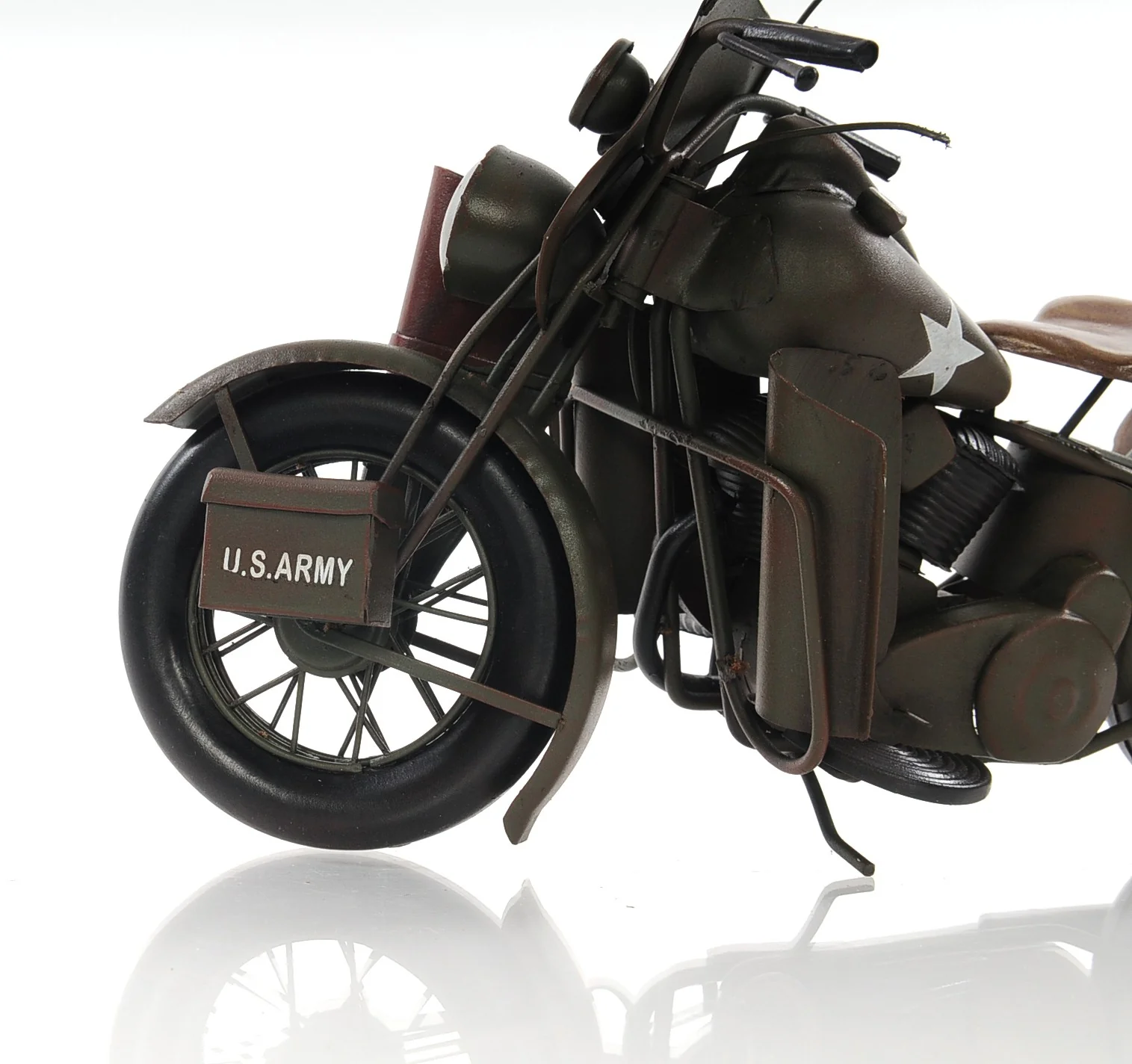 c1942 WLA Harley Davidson Sculpture By Homeroots - Image 6