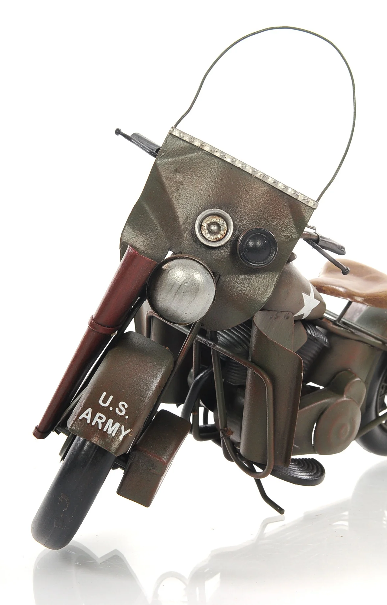 c1942 WLA Harley Davidson Sculpture By Homeroots - Image 9