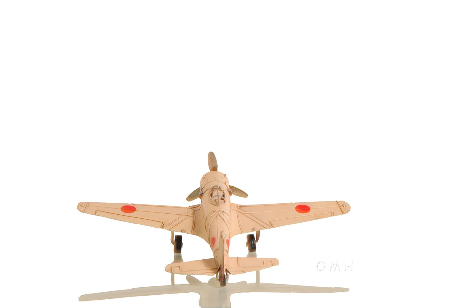 c1943 Nakajima Ki-43 Oscar Sculpture By Homeroots - Image 3