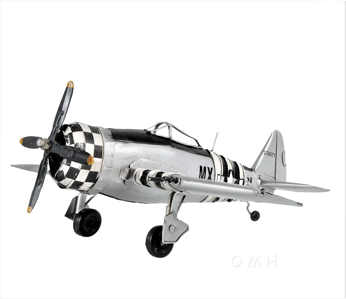 c1943 Republic P-47 Thunderbolt Sculpture By Homeroots - Image 2