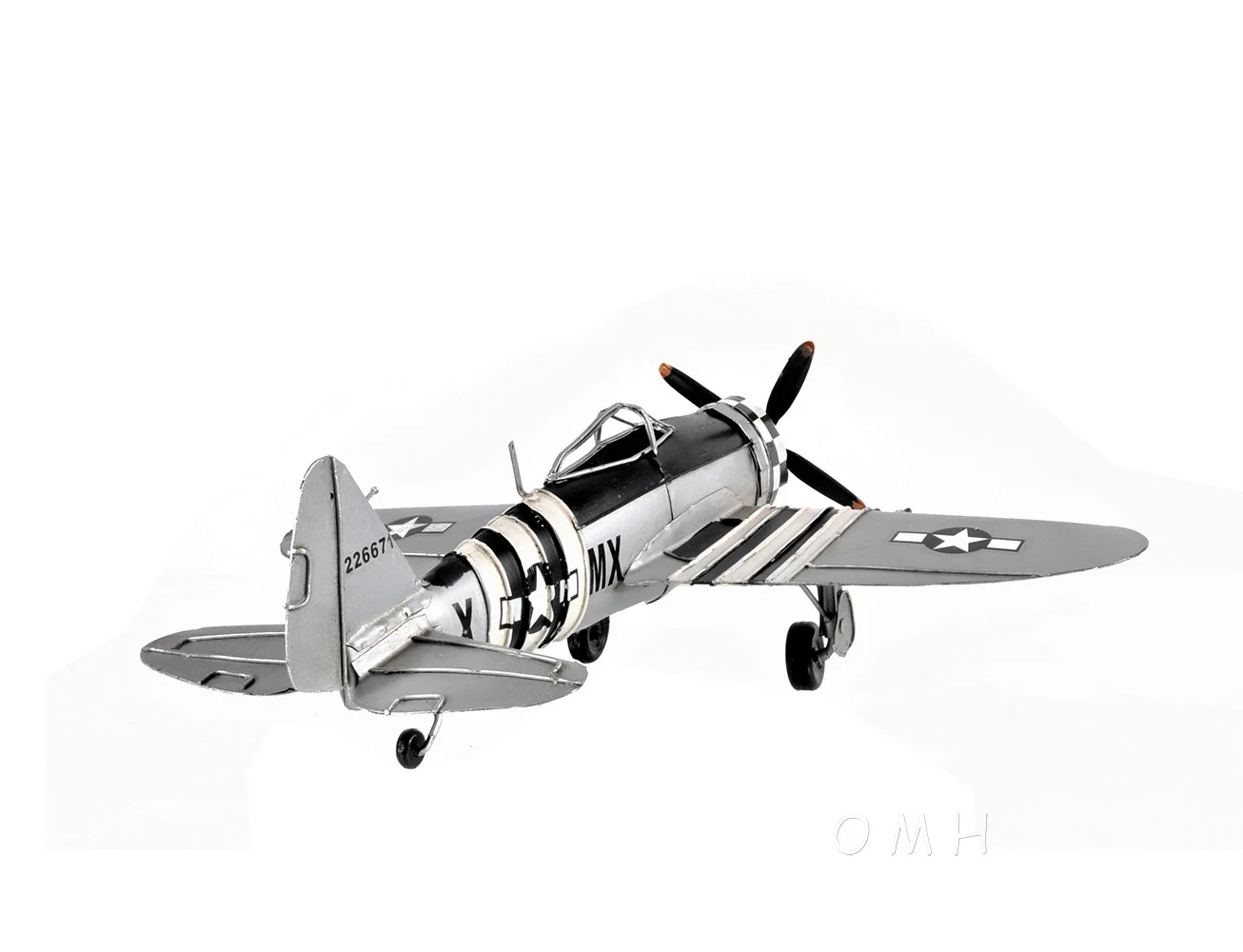 c1943 Republic P-47 Thunderbolt Sculpture By Homeroots - Image 4