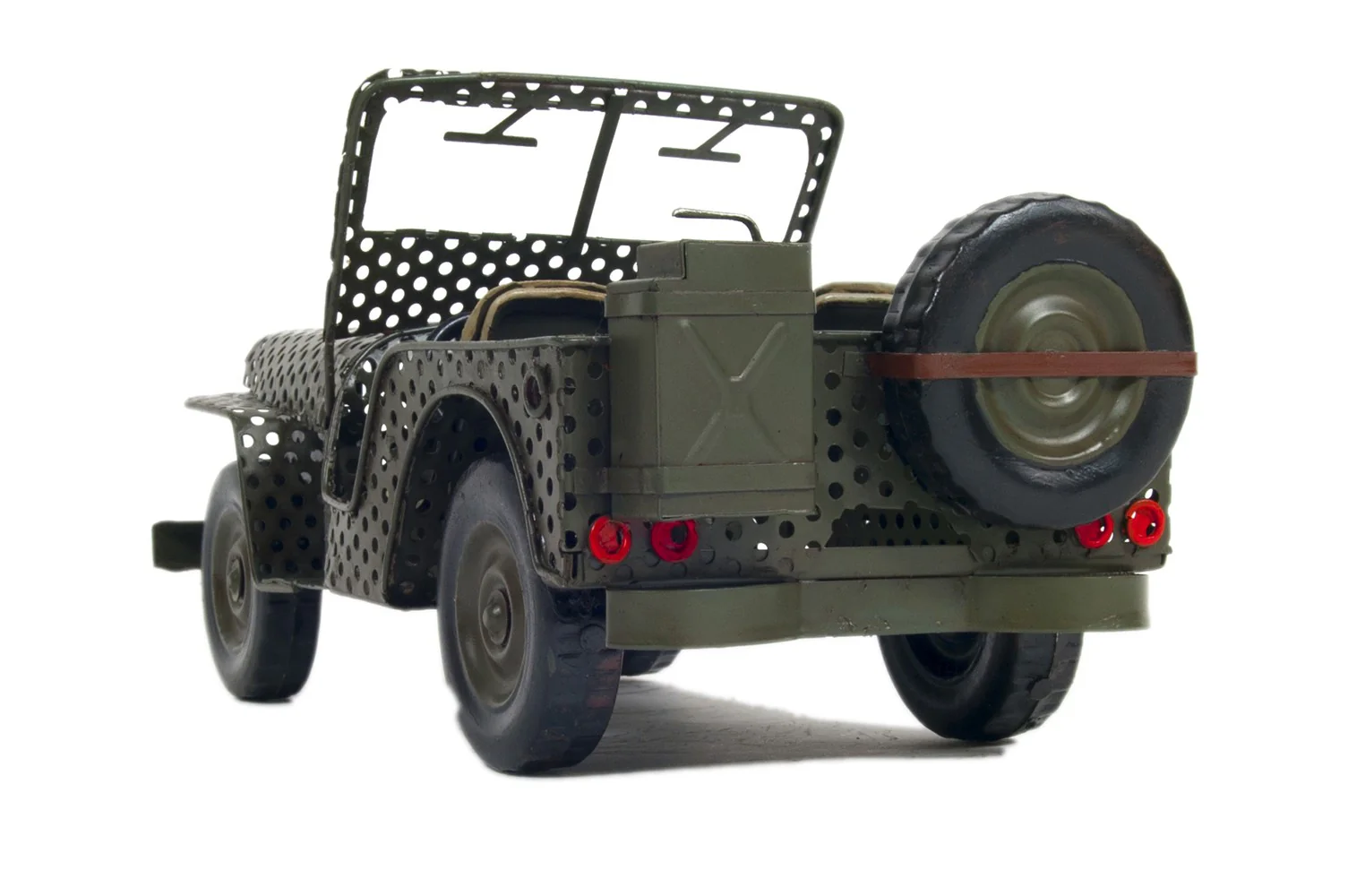 c1945 Willys CJ-2A Overland Jeep Sculpture By Homeroots - Image 8