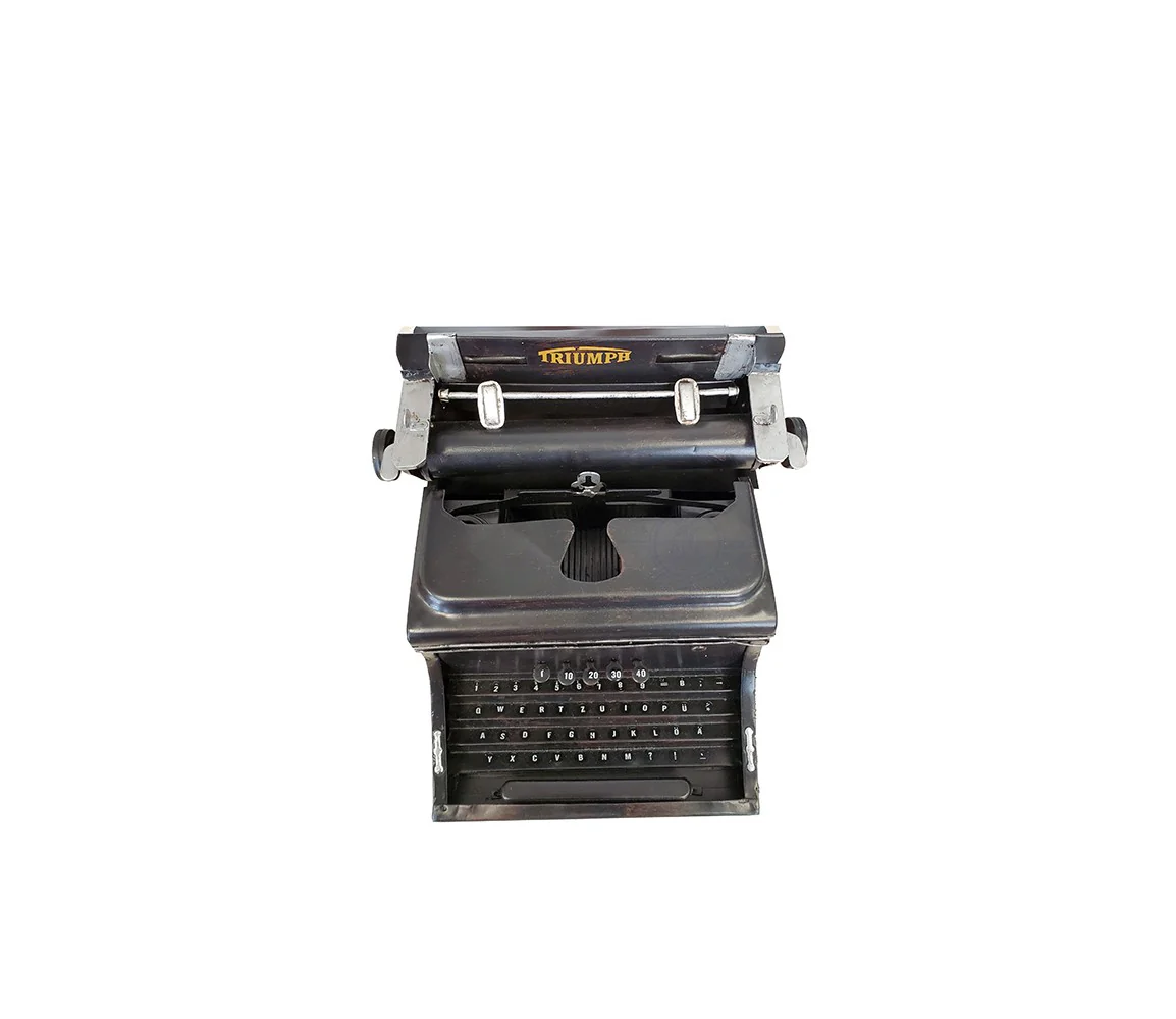 c1945Triumph German Typewriter Sculpture By Homeroots - Image 2
