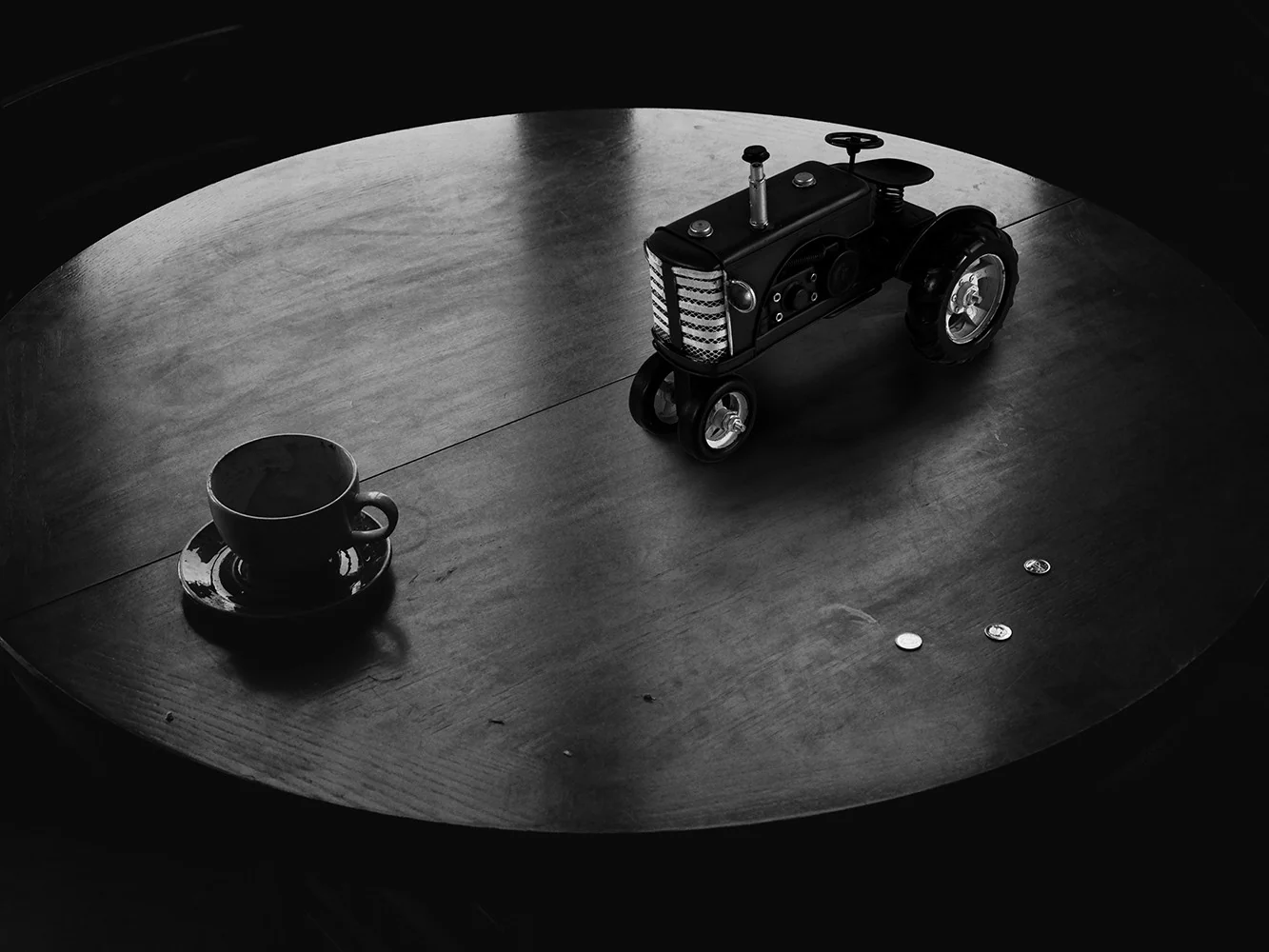 c1956 Massey Harris 333 Tractor Sculpture By Homeroots - Image 7
