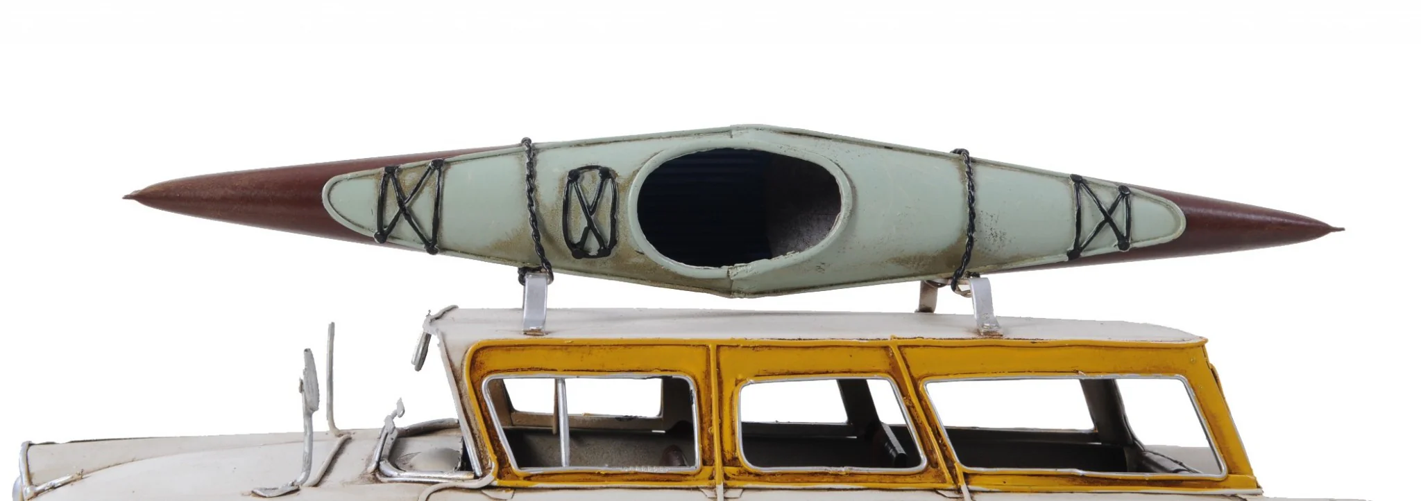 c1957 Ford Country Squire Station Wagon Sculpture By Homeroots - Image 2