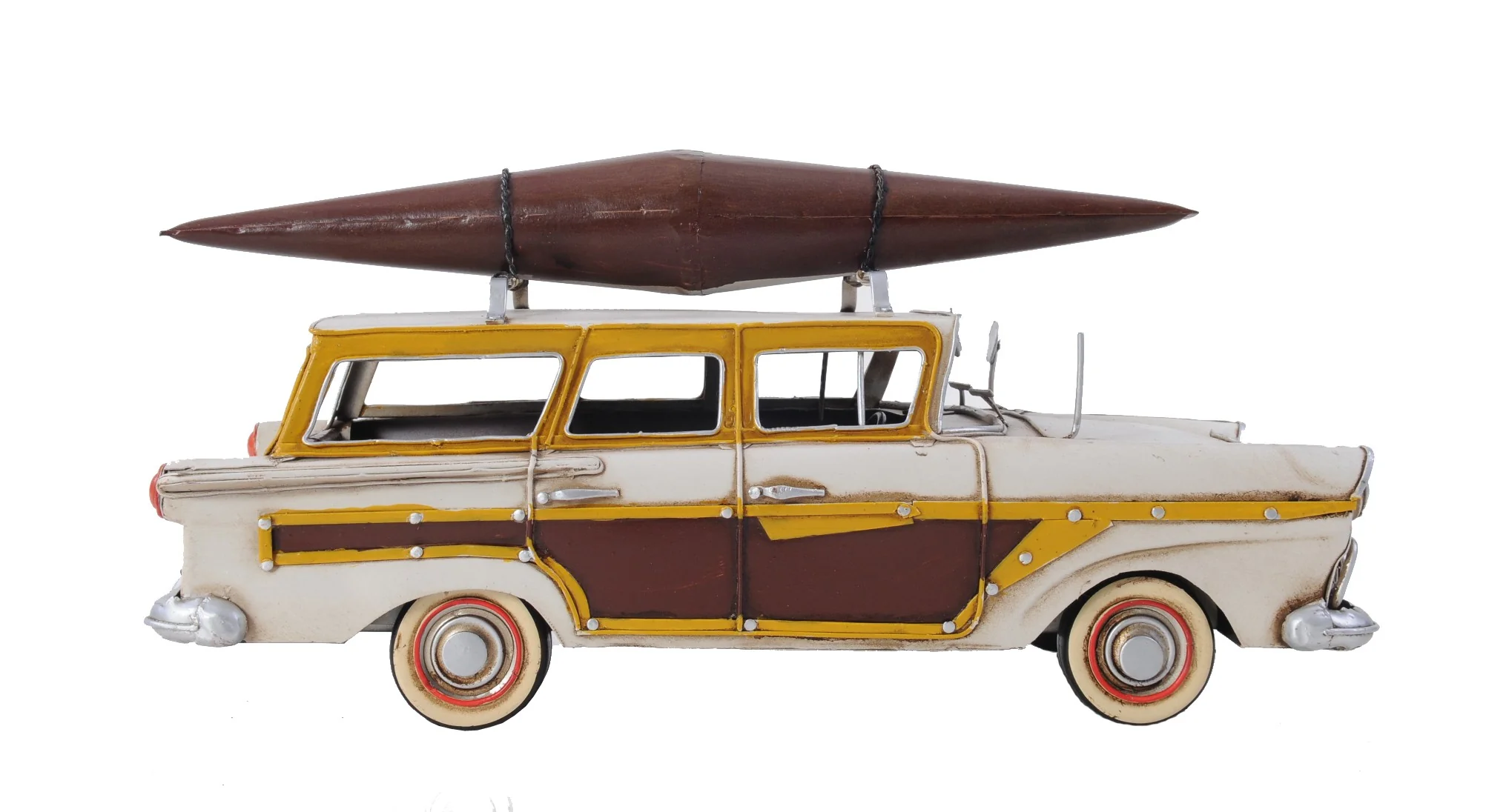c1957 Ford Country Squire Station Wagon Sculpture By Homeroots - Image 9