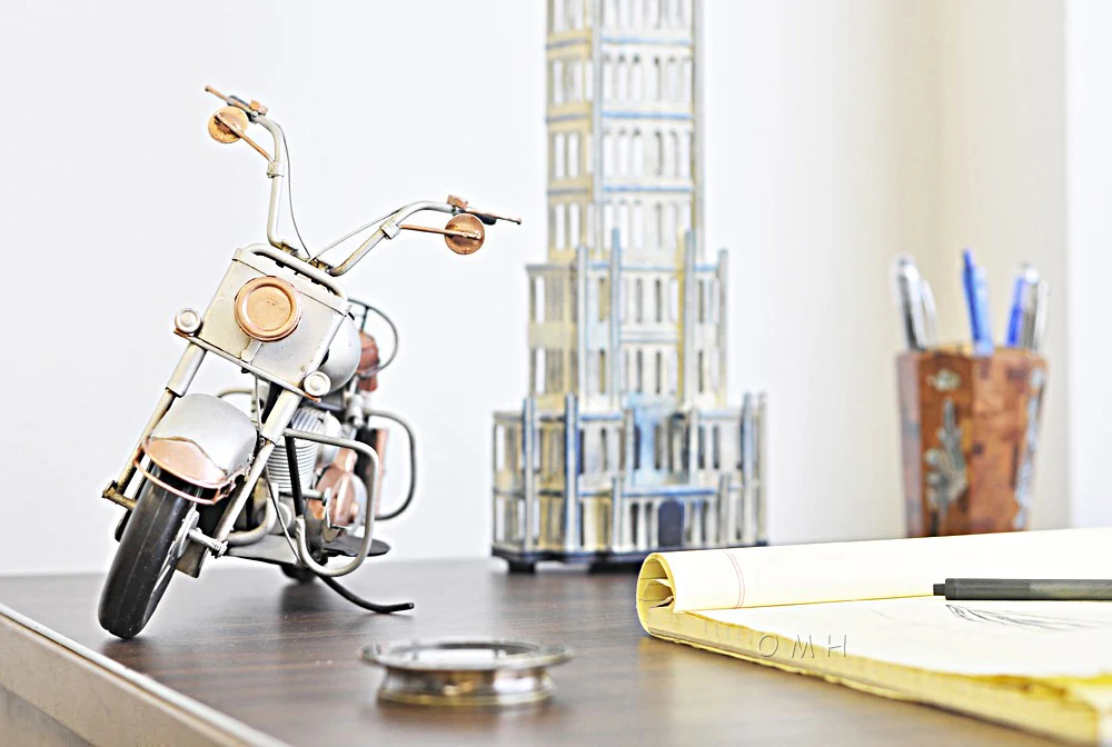 c1957 Harley-Davidson Sportster Sculpture By Homeroots - Image 8