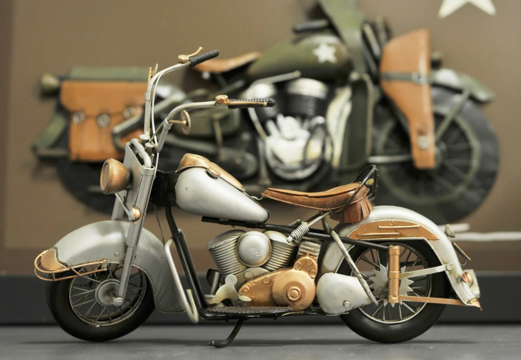 c1957 Harley-Davidson Sportster Sculpture By Homeroots - Image 9