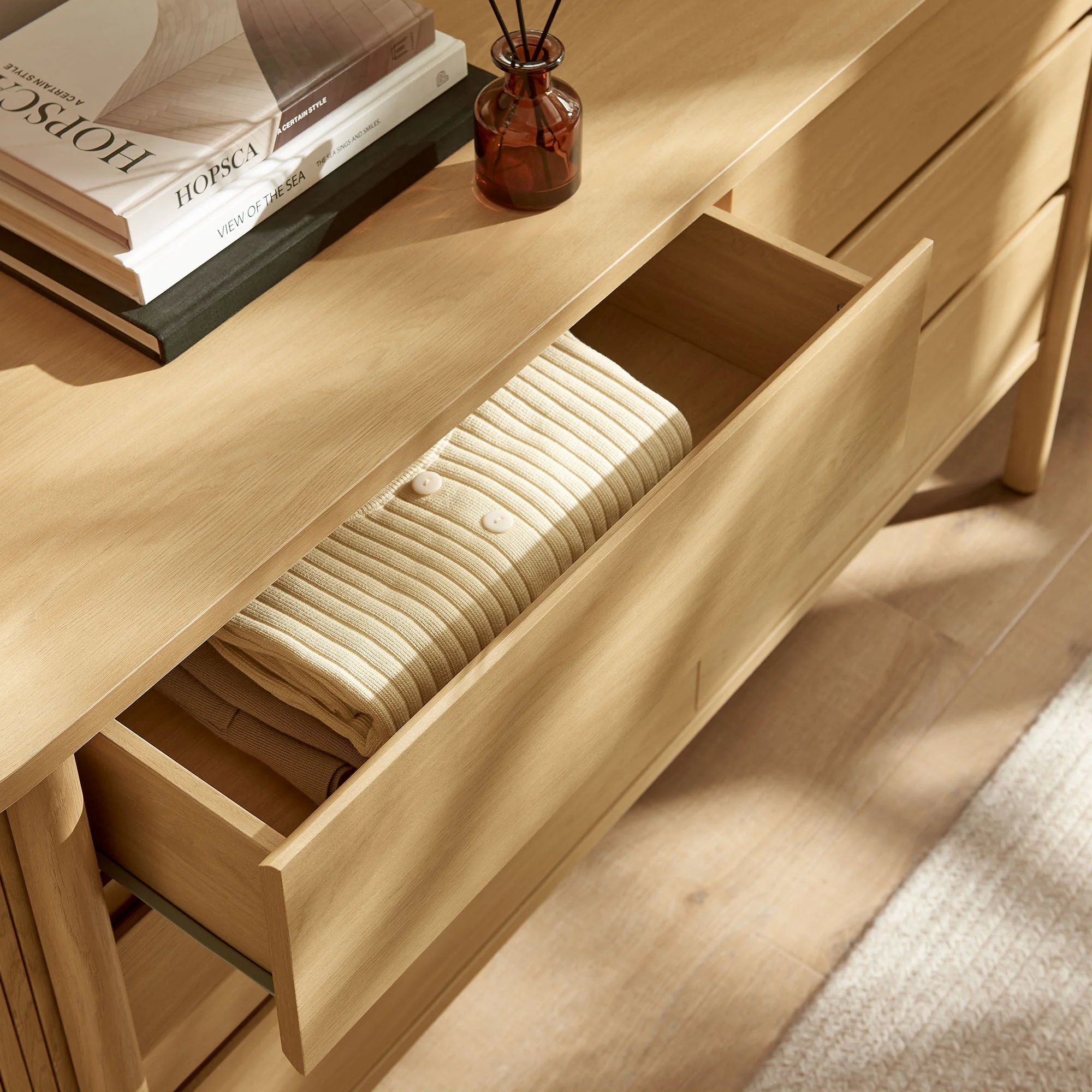 Cadence 6-Drawer Curved Dresser by Modway - Image 6