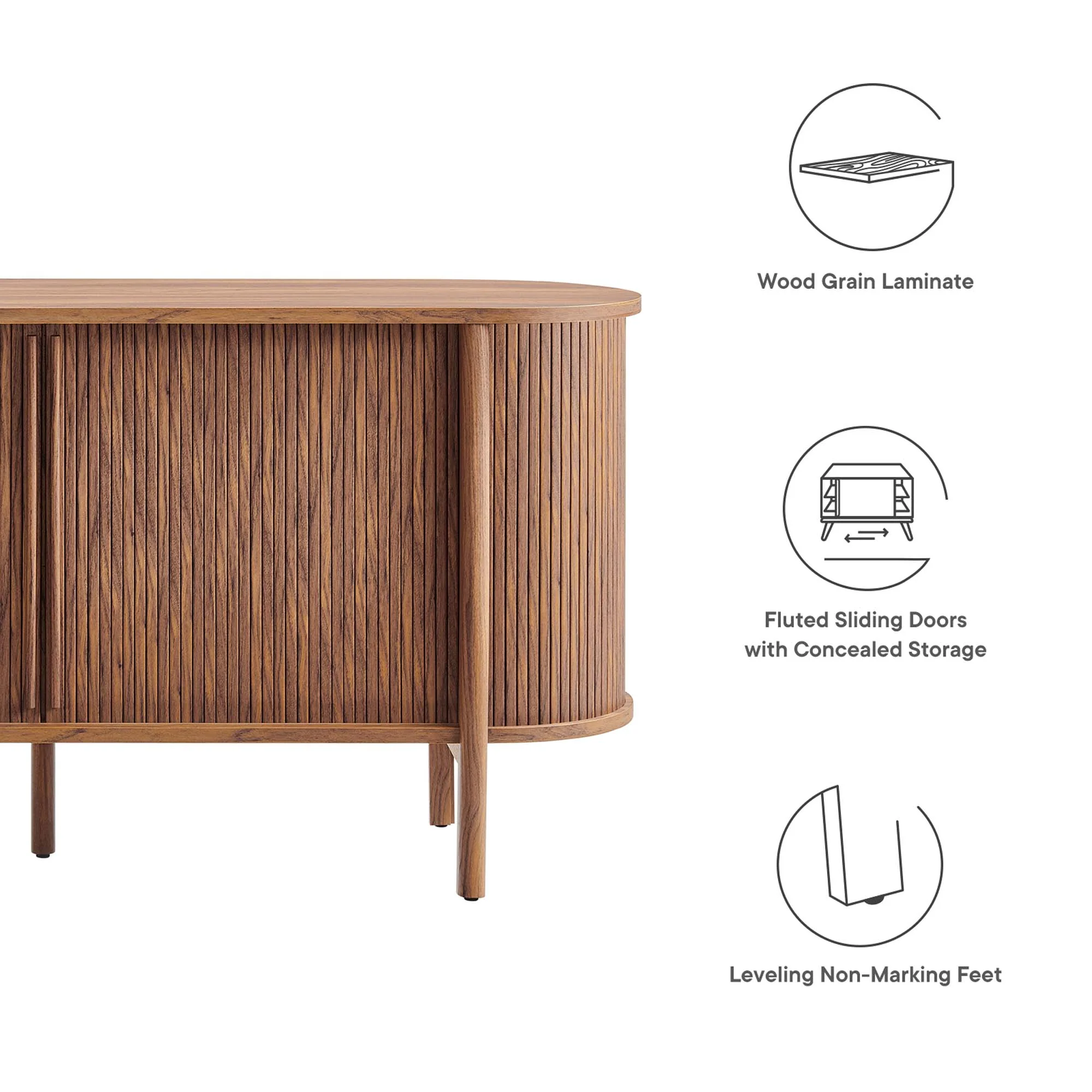 Cadence 63" Curved Sideboard by Modway - Image 4