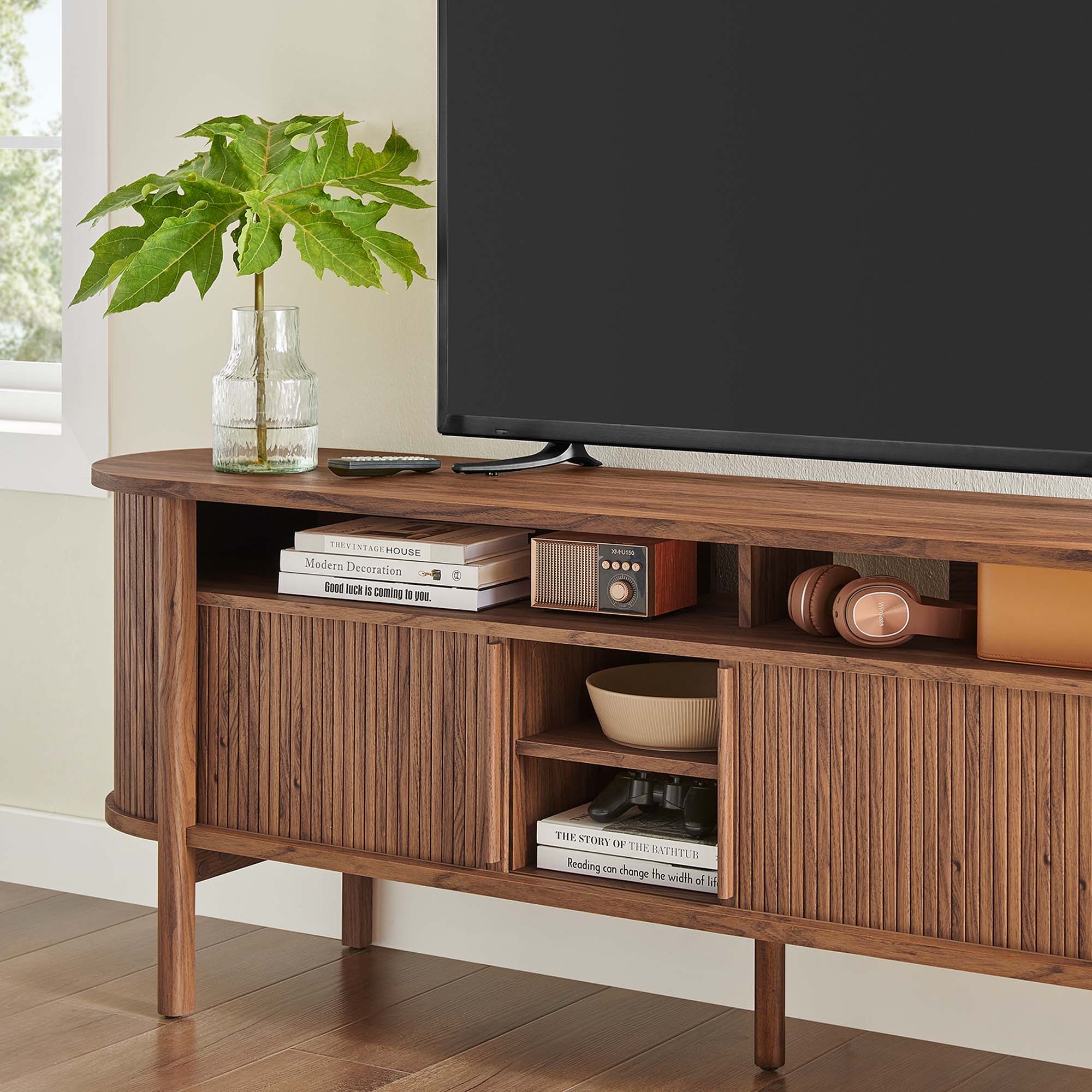 Cadence 71" Curved TV Stand by Modway - Image 5