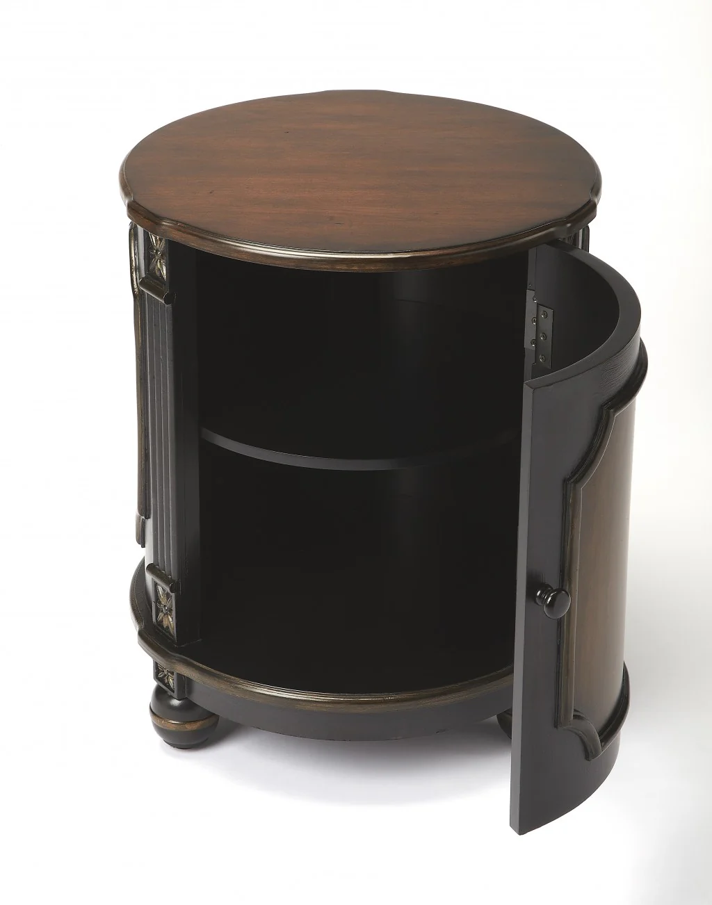 Cafe Noir Drum Table By Homeroots - Image 2