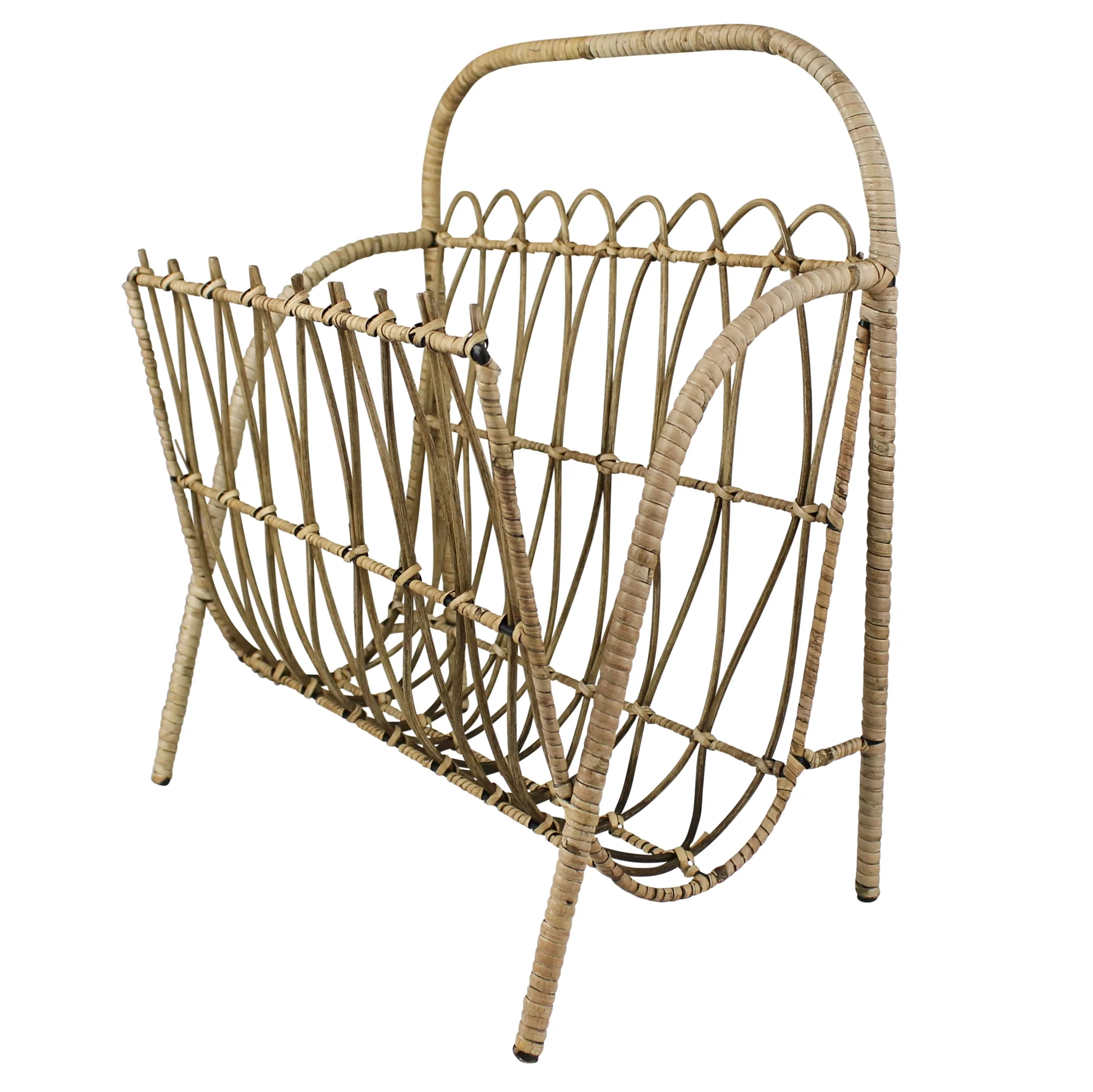 Cairo Magazine Holder, Rattan By HomArt - Image 2