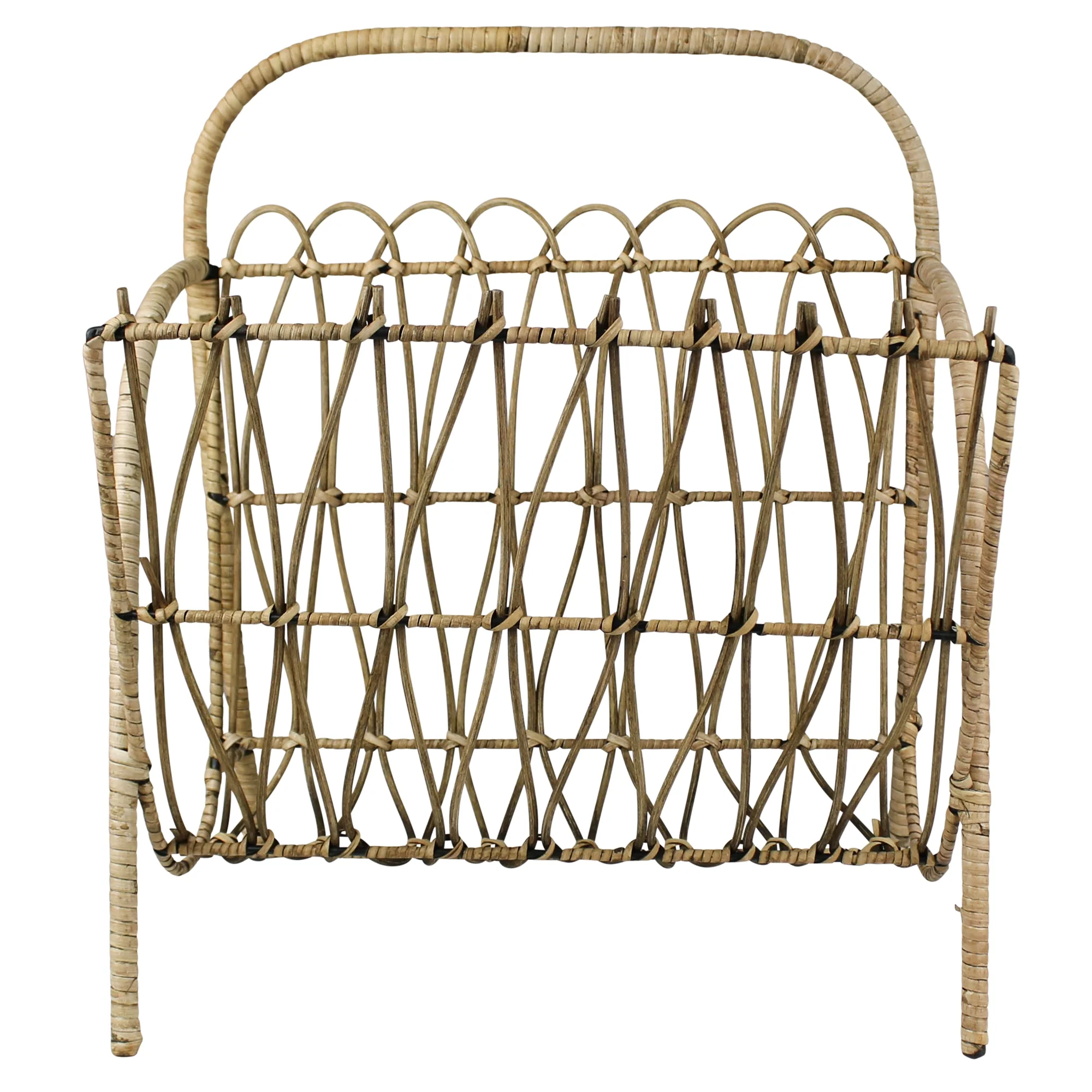 Cairo Magazine Holder, Rattan By HomArt - Image 3