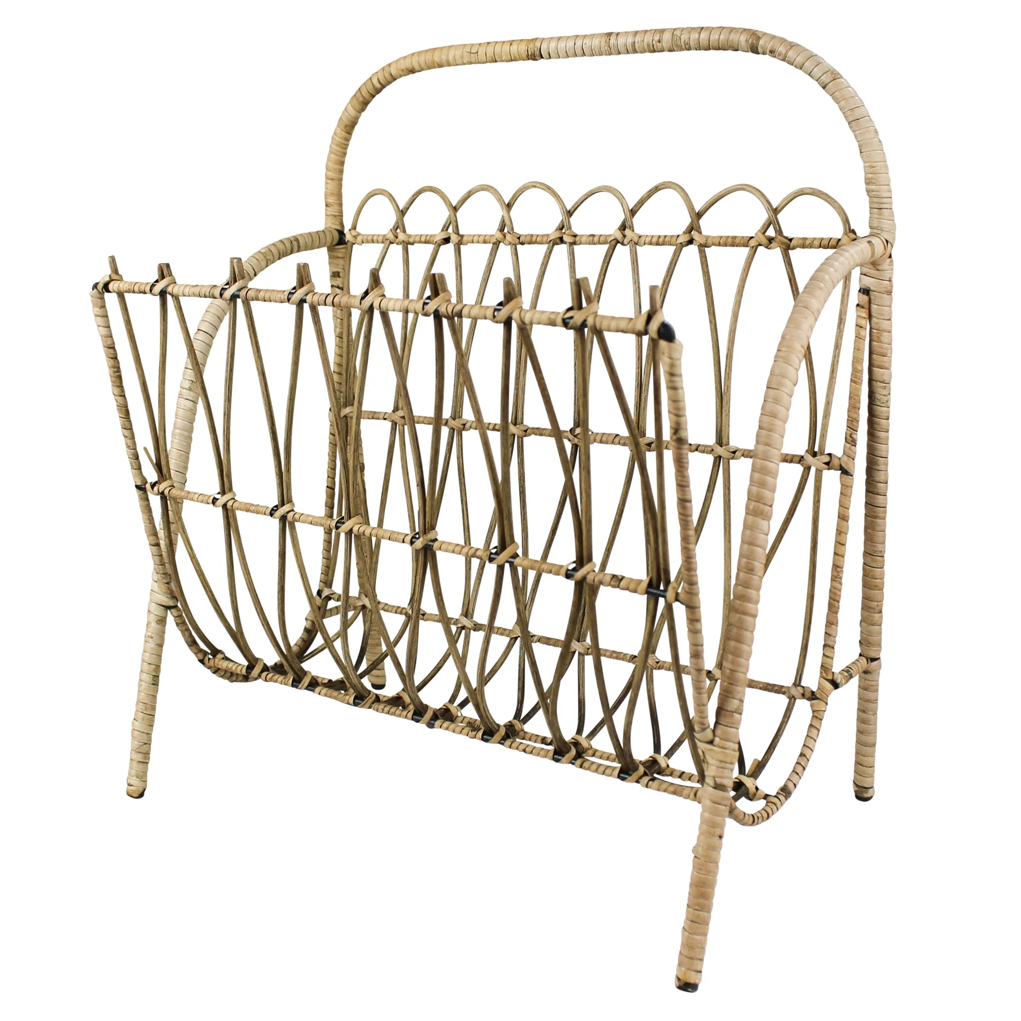 Cairo Magazine Holder, Rattan By HomArt - Image 5