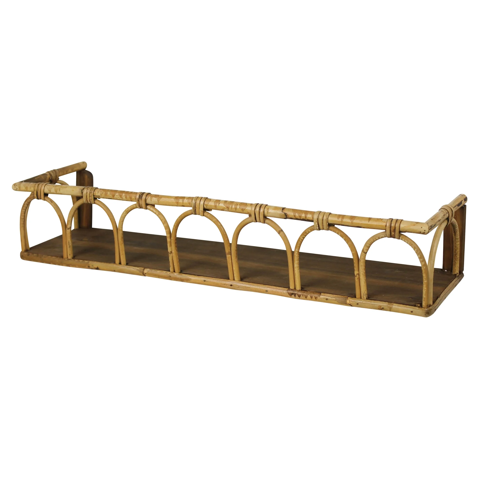 Cairo Shelf, Rattan Set Of 2 By HomArt - Image 3