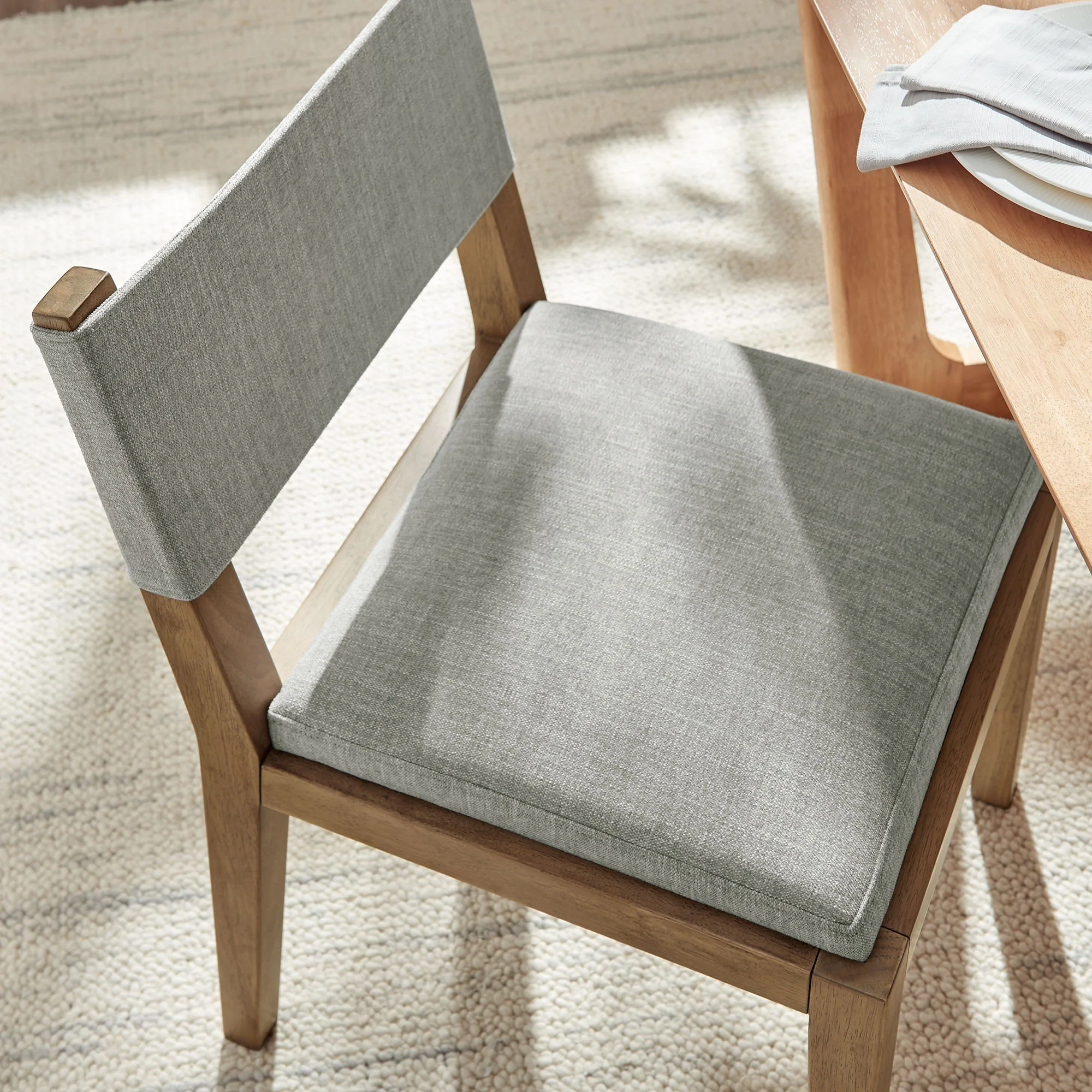 Calder Fabric Upholstered Wood Armless Dining Chair by Modway - Image 24