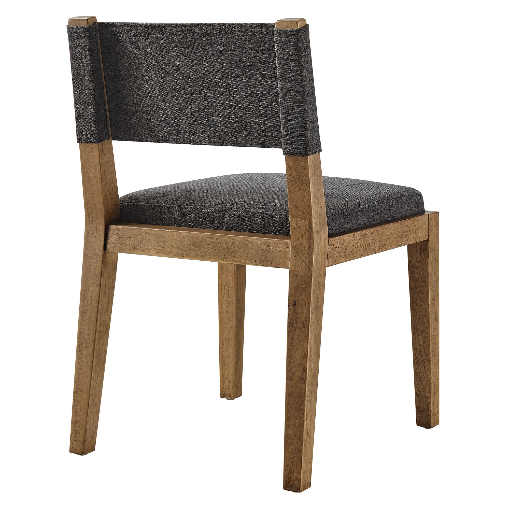 Calder Fabric Upholstered Wood Armless Dining Chair by Modway - Image 3