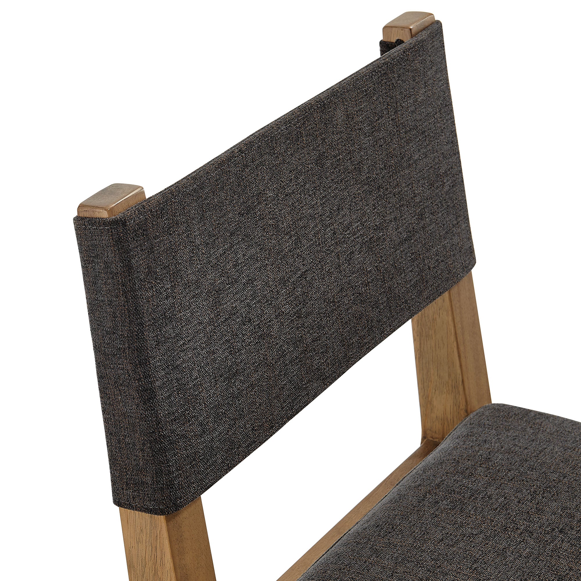 Calder Fabric Upholstered Wood Armless Dining Chair by Modway - Image 5