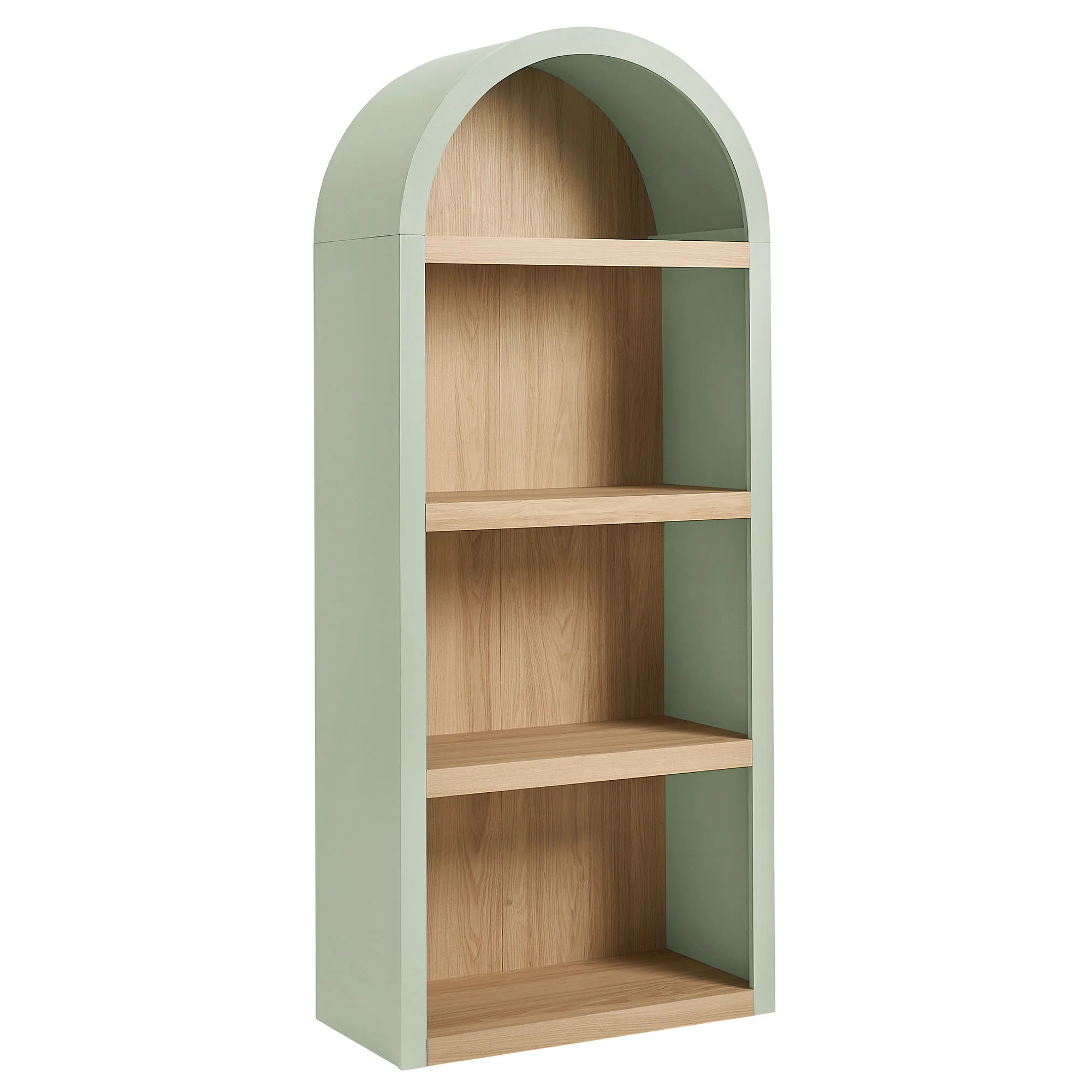 Caleb 4 Arched Display Shelf Bookcase by Modway - Image 17