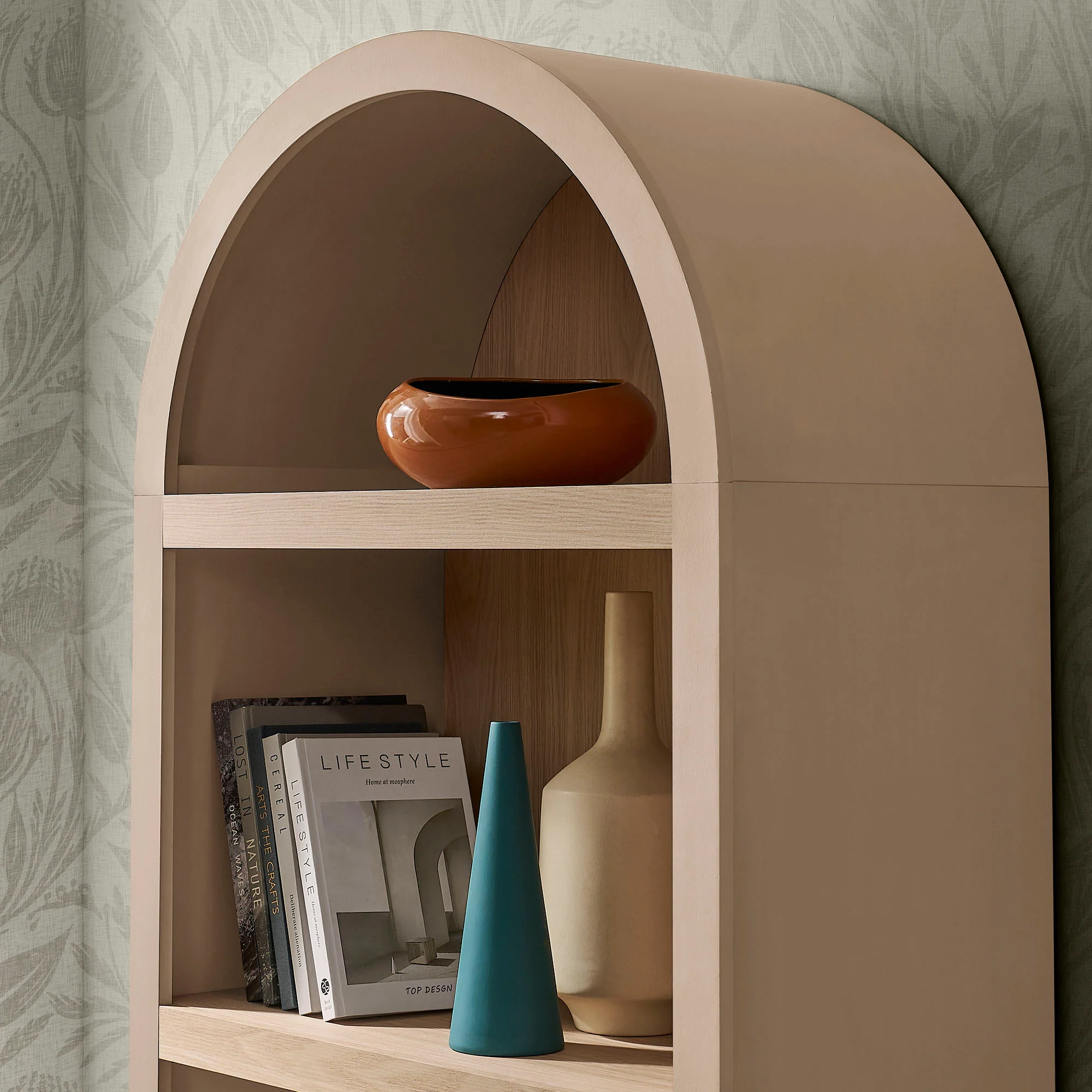 Caleb 4 Arched Display Shelf Bookcase by Modway - Image 29