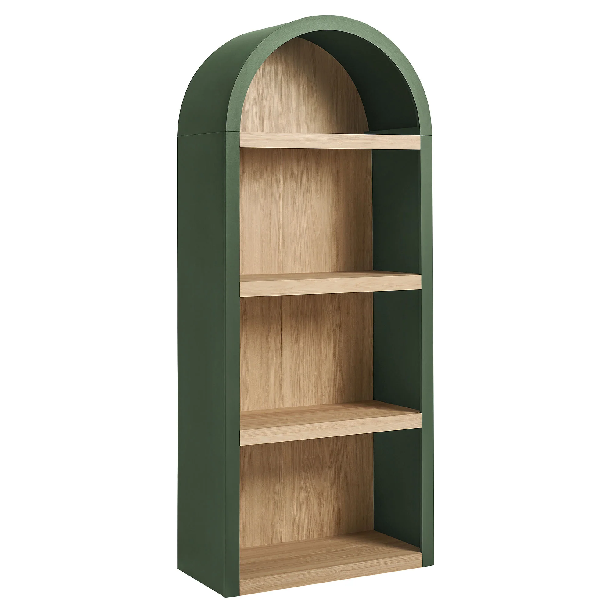 Caleb 4 Arched Display Shelf Bookcase by Modway - Image 9