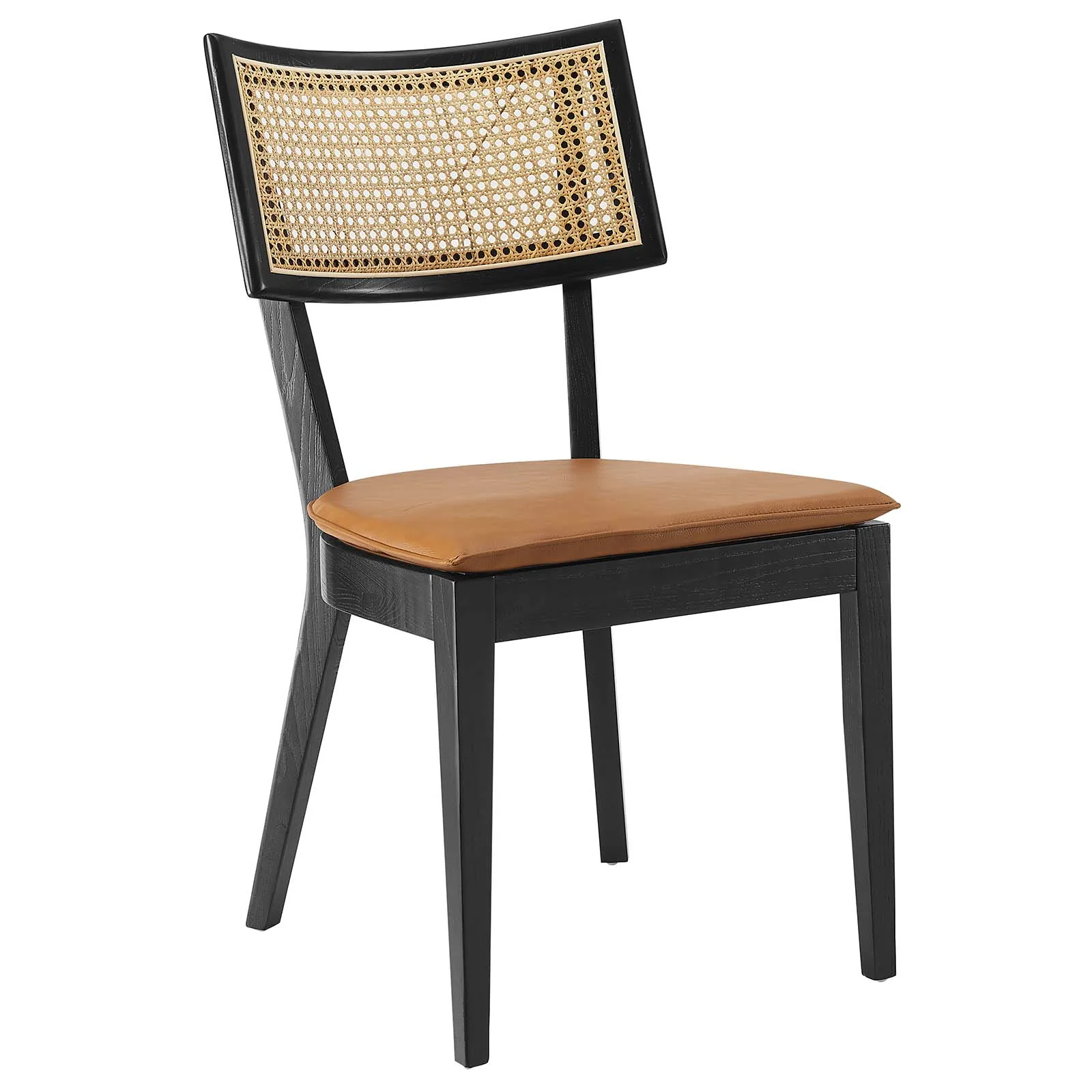 Caledonia Vegan Leather Upholstered Wood Dining Chairs - Set of 2 By Modway - EEI-6732 - Image 4