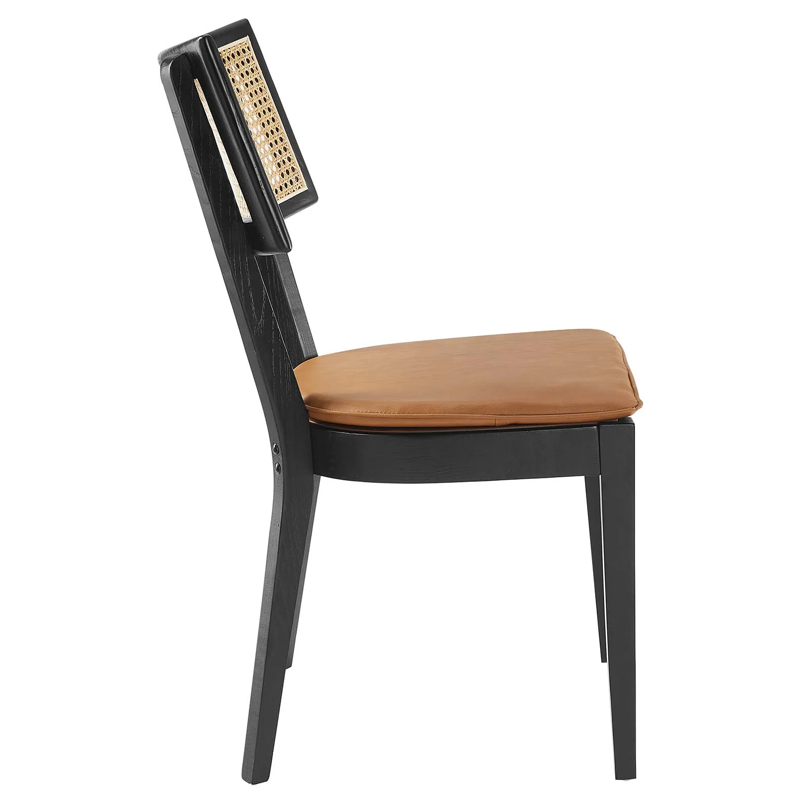Caledonia Vegan Leather Upholstered Wood Dining Chairs - Set of 2 By Modway - EEI-6732 - Image 5