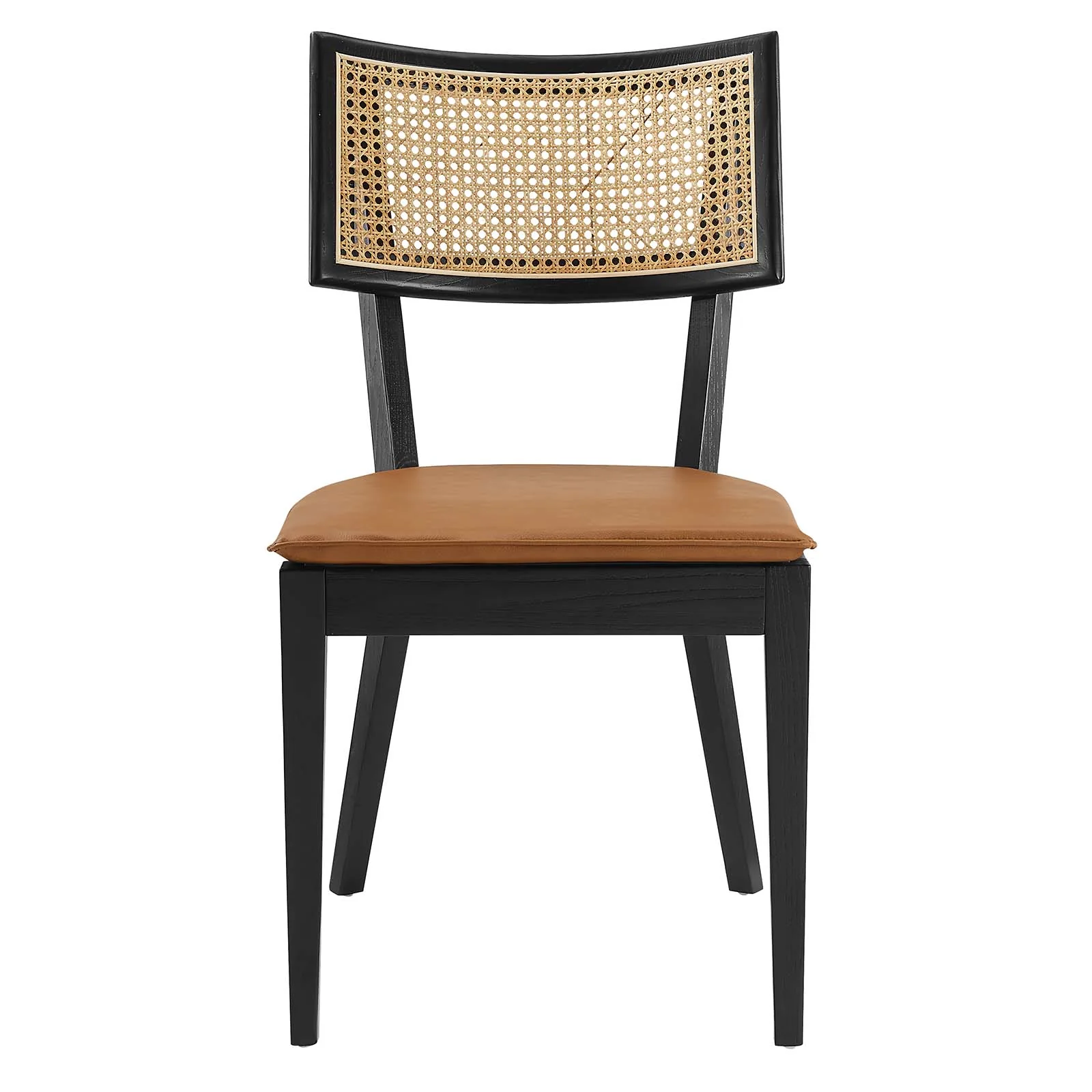 Caledonia Vegan Leather Upholstered Wood Dining Chairs - Set of 2 By Modway - EEI-6732 - Image 7