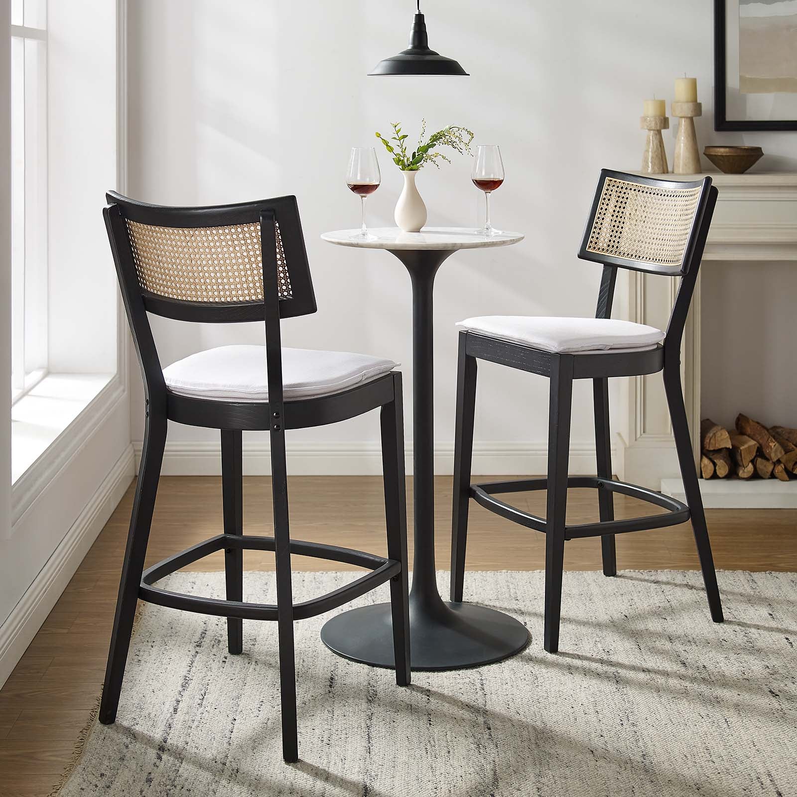 Caledonia Wood Bar Stools - Set of 2 By Modway - EEI-6820 - Image 11