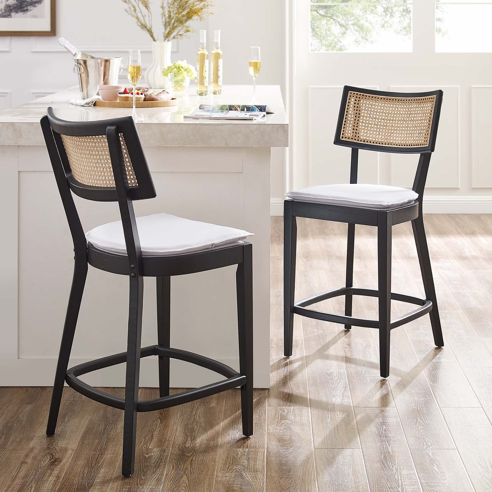 Caledonia Wood Counter Stools - Set of 2 By Modway - EEI-6821 - Image 11