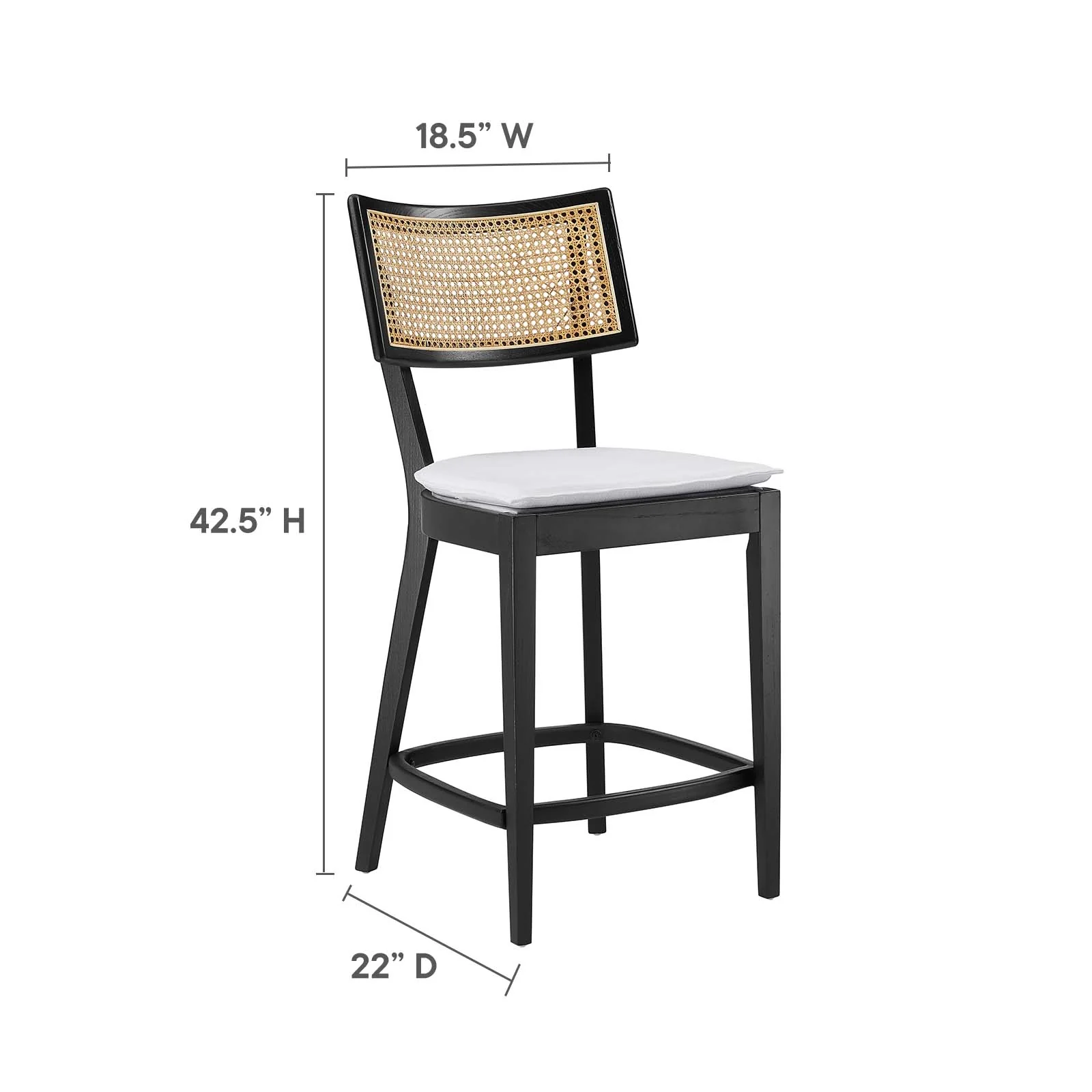 Caledonia Wood Counter Stools - Set of 2 By Modway - EEI-6821 - Image 18