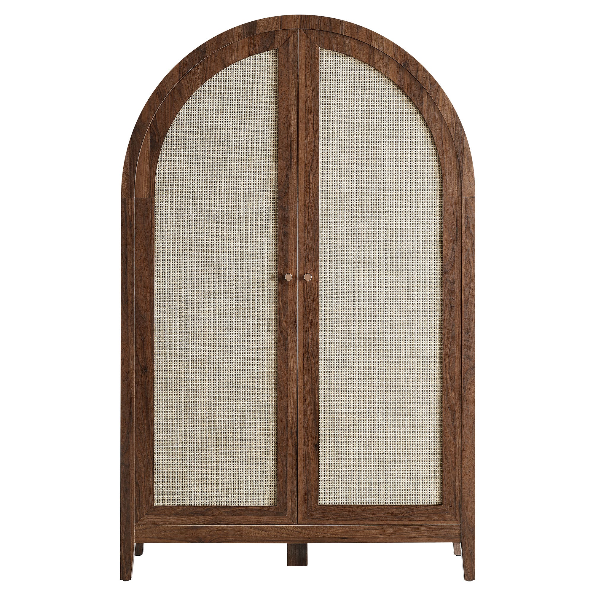 Calista 63 Inch Arched Storage Cabinet With Folding Desk by Modway - Image 12
