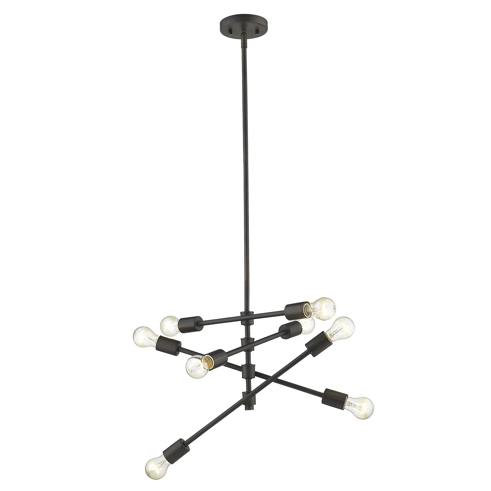 Calix 8-Light Oil-Rubbed Bronze Pendant By Homeroots - Image 2
