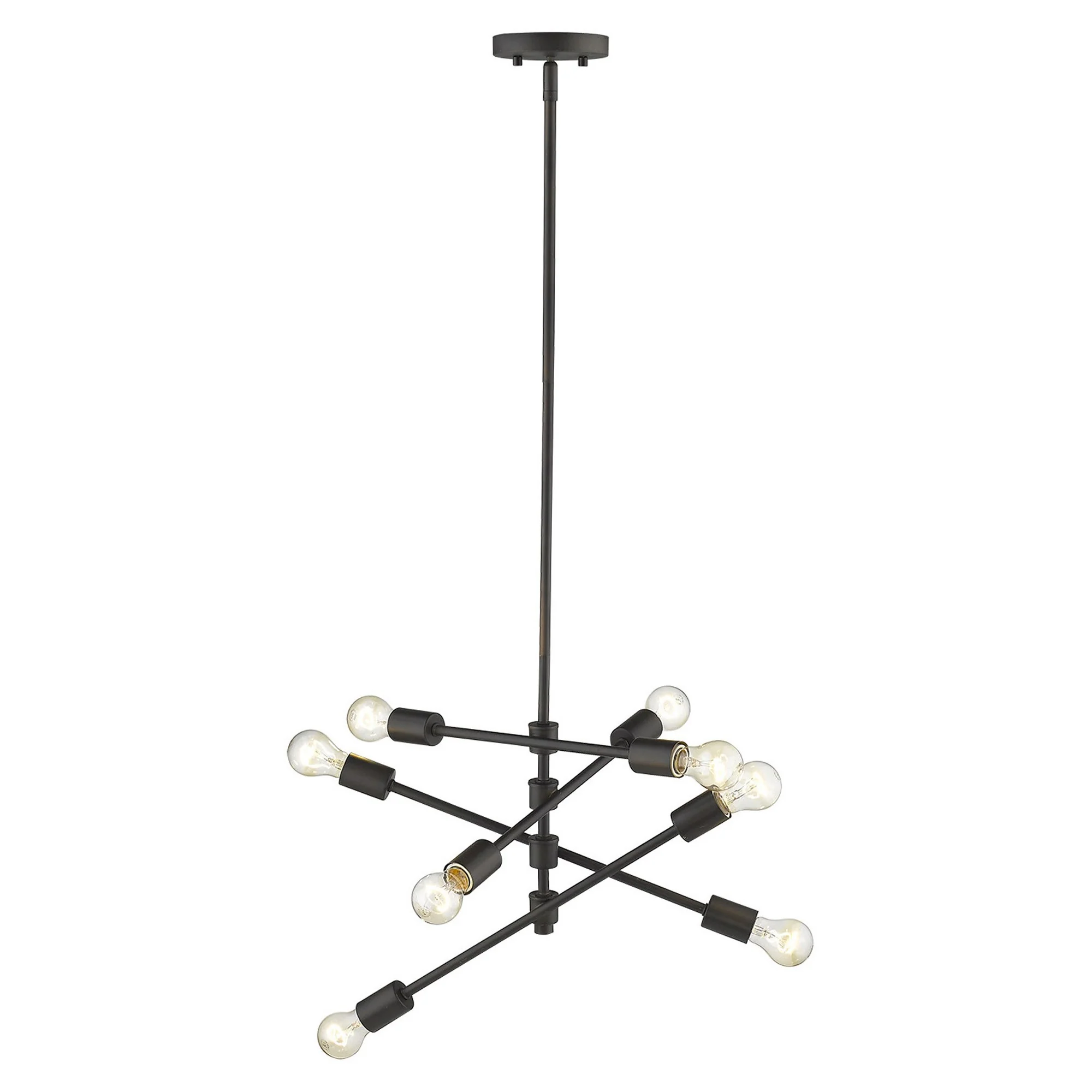 Calix 8-Light Oil-Rubbed Bronze Pendant By Homeroots - Image 3