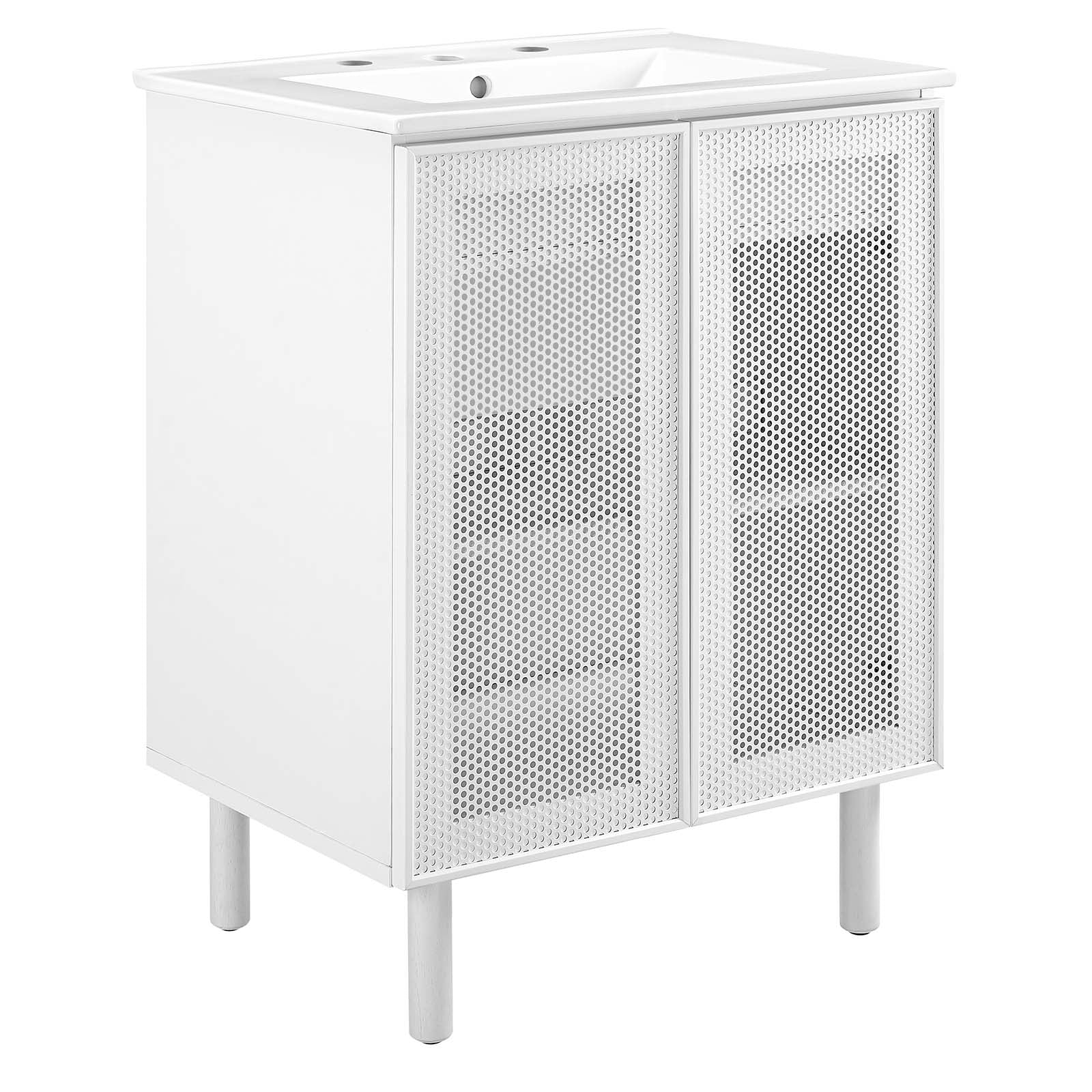 Calla 24" Perforated Metal Bathroom Vanity By Modway - EEI-6677 - Image 11