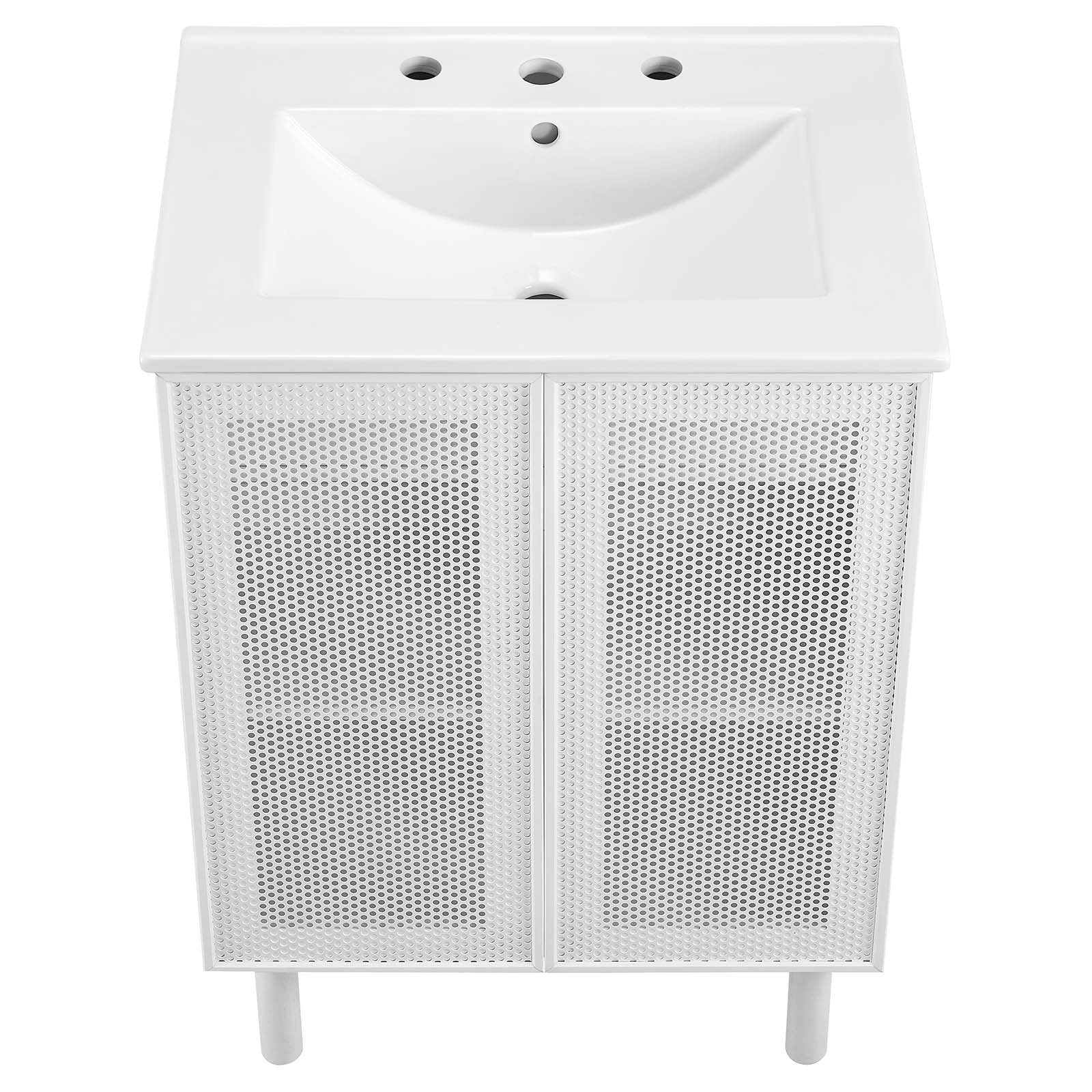 Calla 24" Perforated Metal Bathroom Vanity By Modway - EEI-6677 - Image 16