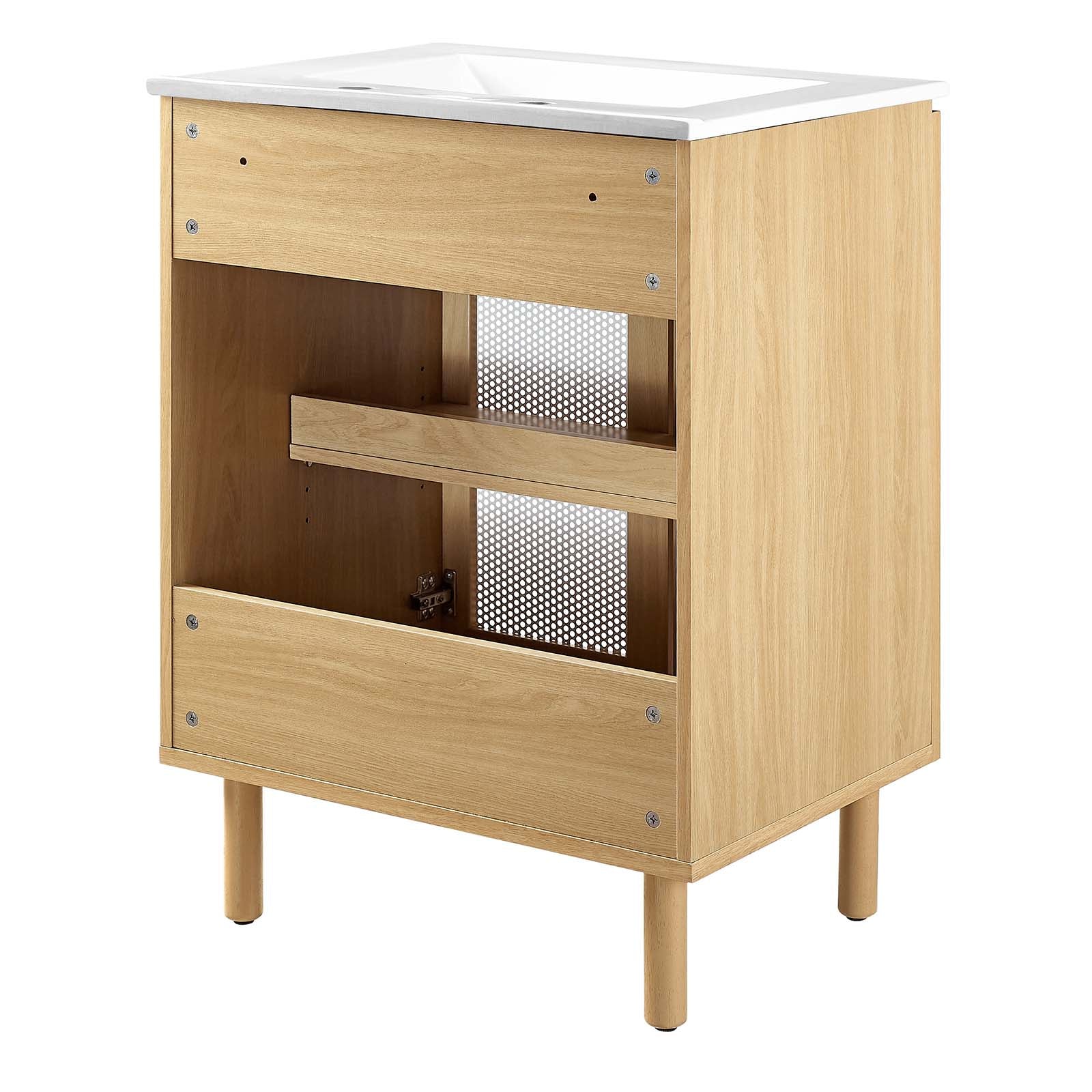 Calla 24" Perforated Metal Bathroom Vanity By Modway - EEI-6677 - Image 5