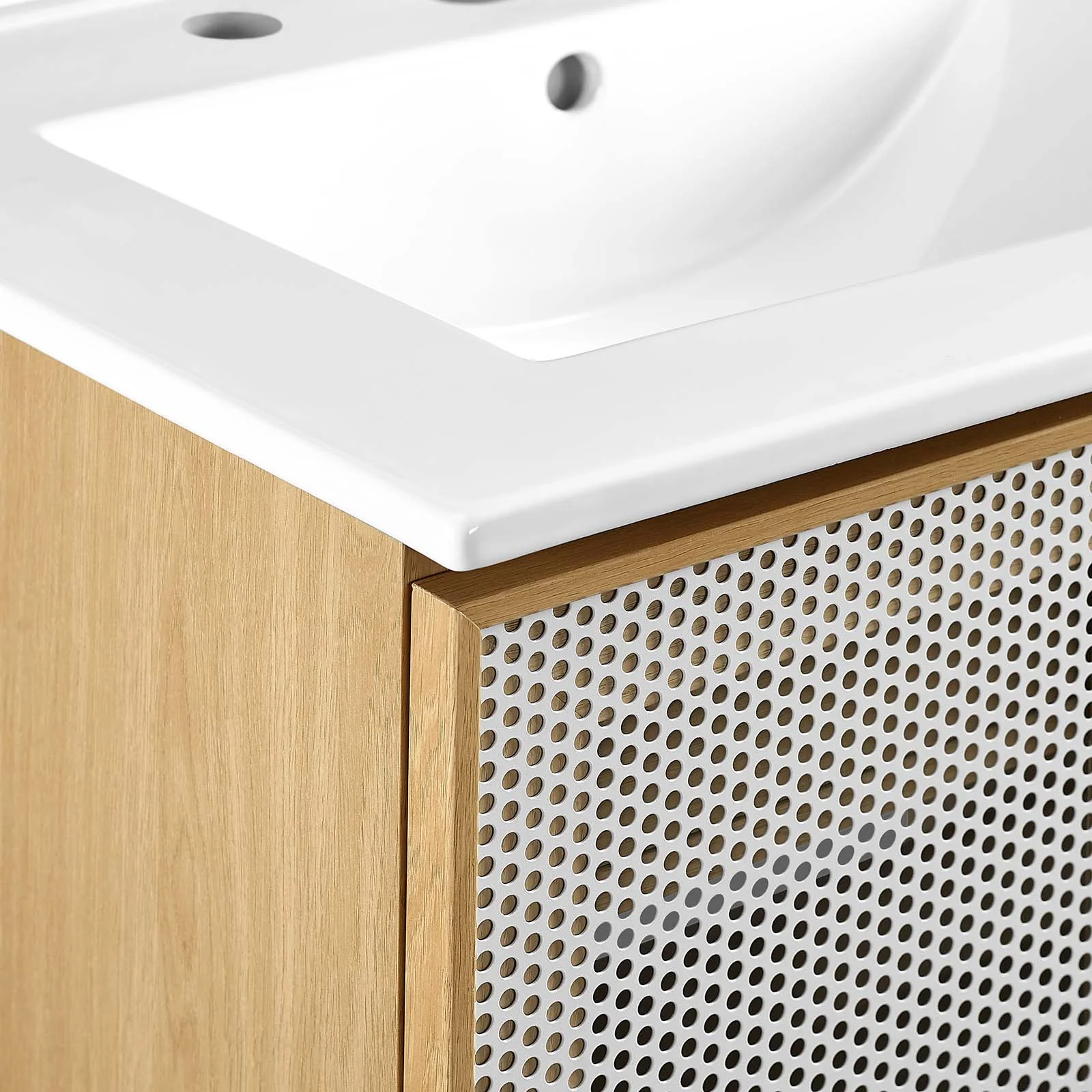 Calla 24" Perforated Metal Bathroom Vanity By Modway - EEI-6677 - Image 7