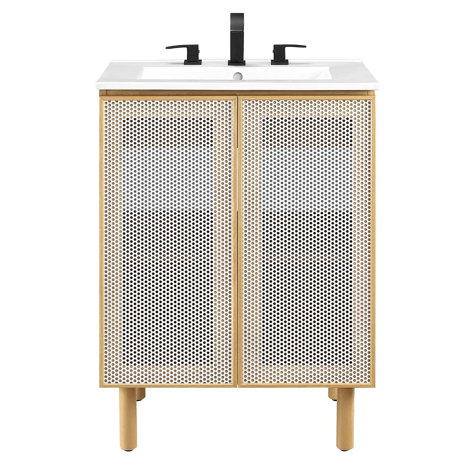 Calla 24" Perforated Metal Bathroom Vanity By Modway - EEI-6677 - Image 8