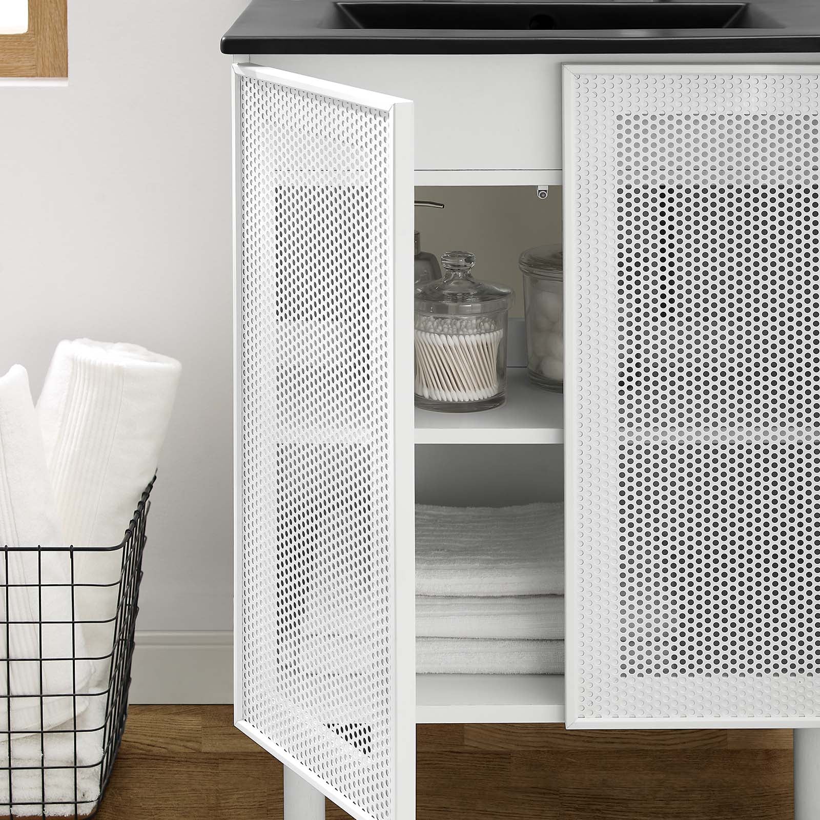 Calla 24" Perforated Metal Bathroom Vanity By Modway - EEI-6679 - Image 3
