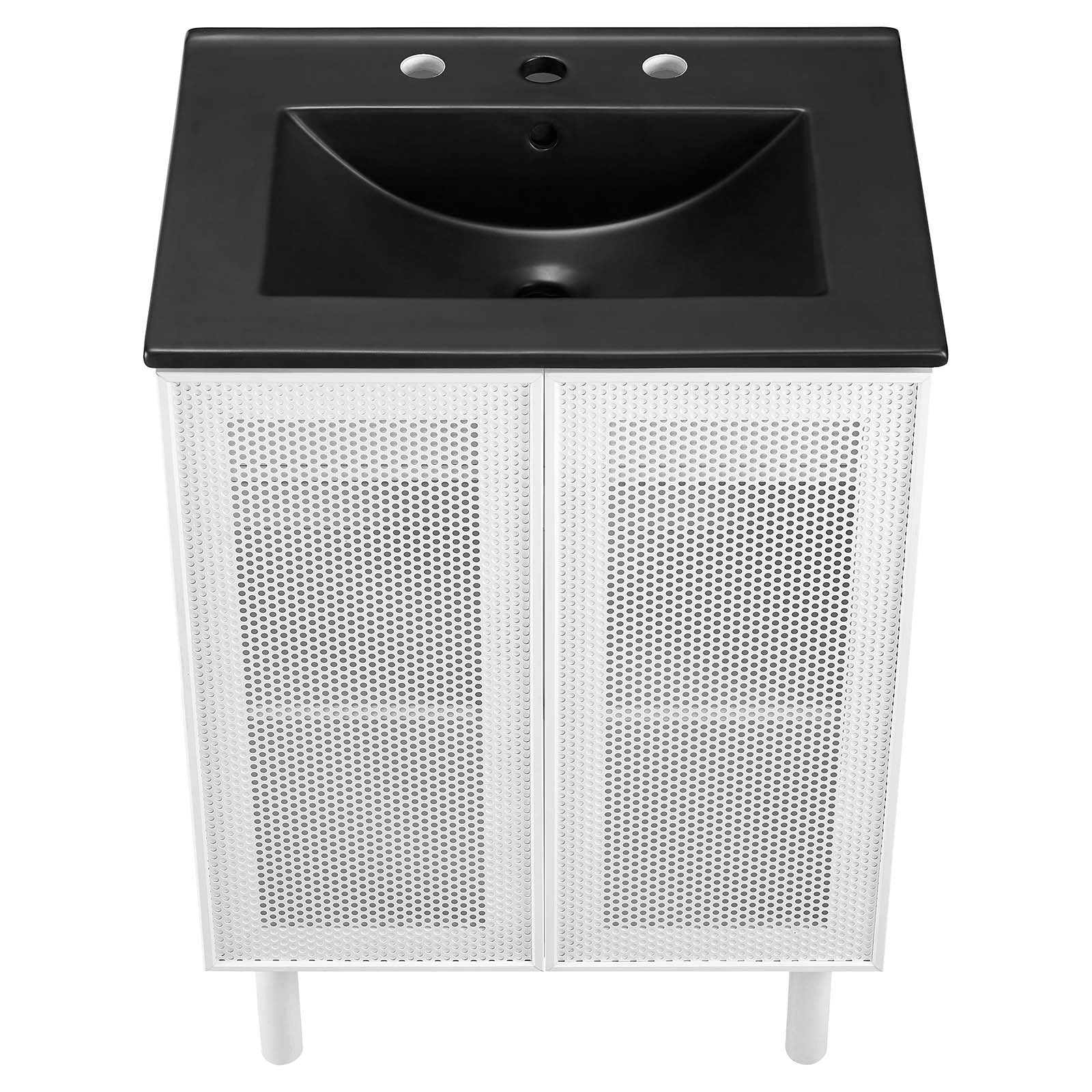 Calla 24" Perforated Metal Bathroom Vanity By Modway - EEI-6679 - Image 6