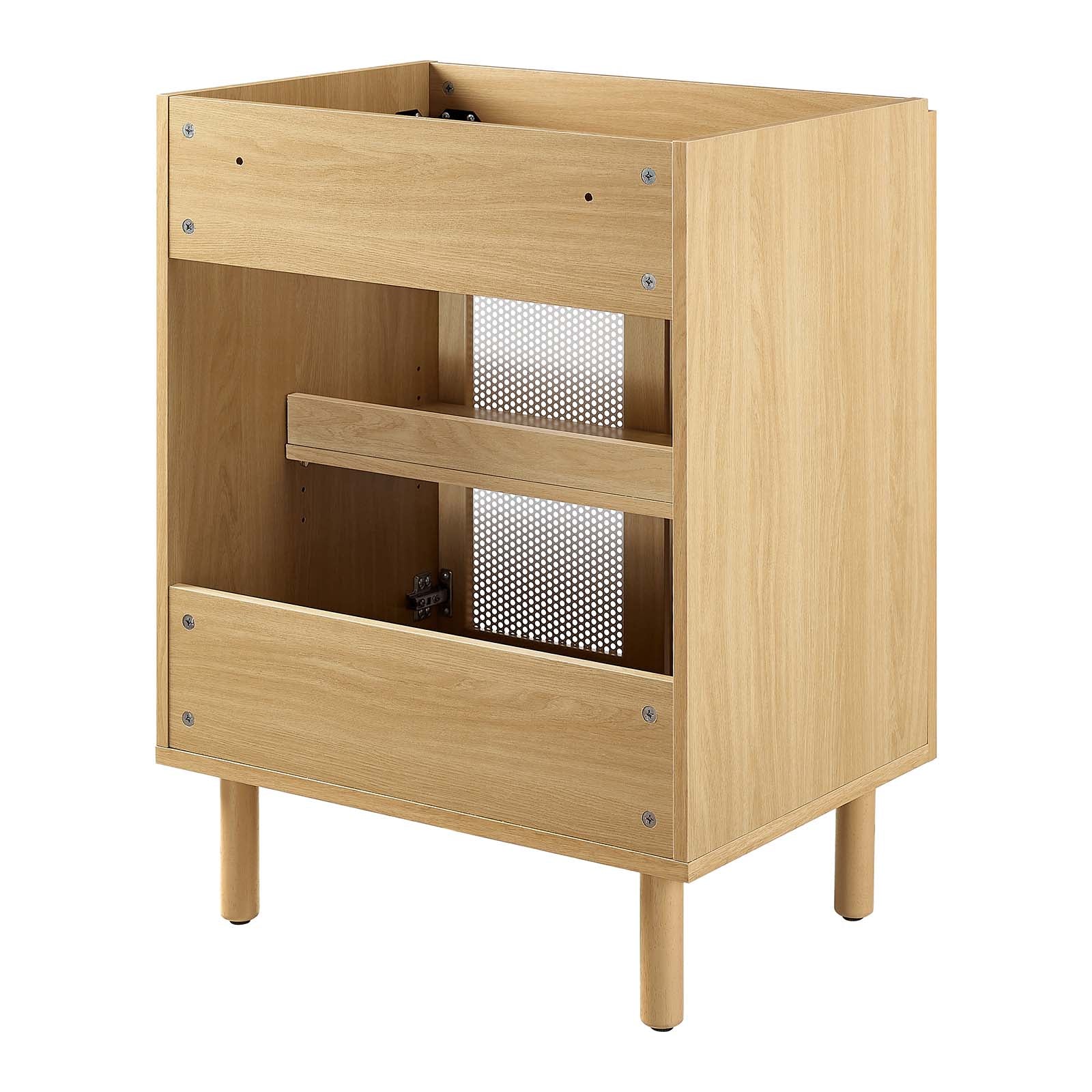 Calla 24" Perforated Metal Bathroom Vanity Cabinet (Sink Basin Not Included) By Modway - EEI-6621 - Image 3
