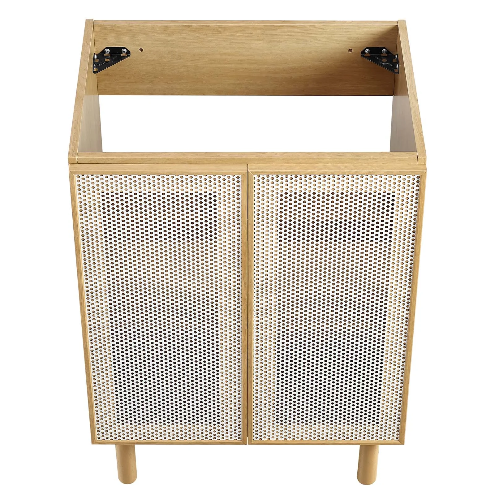 Calla 24" Perforated Metal Bathroom Vanity Cabinet (Sink Basin Not Included) By Modway - EEI-6621 - Image 5